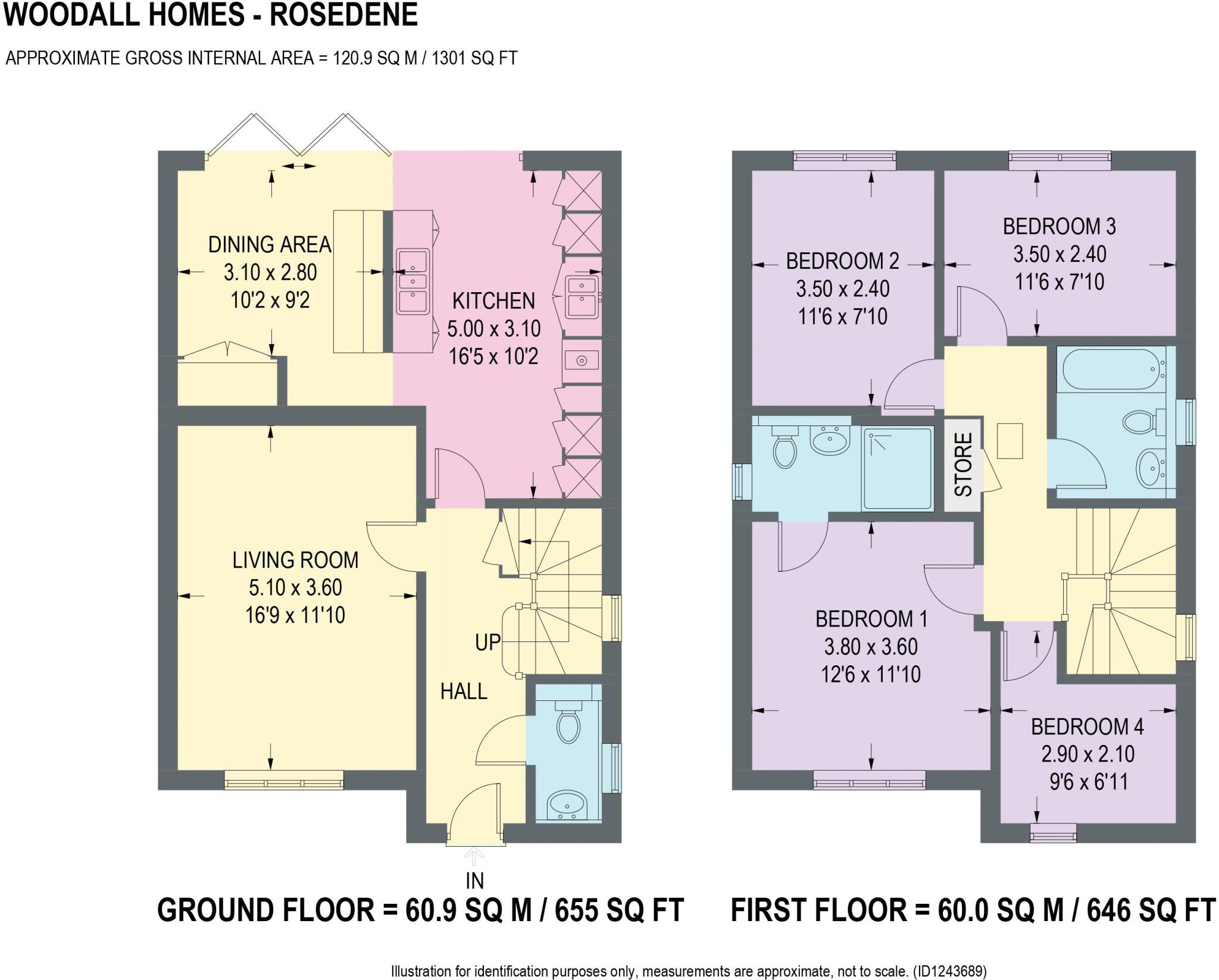 Plot 40, Oaks Farm Lane, Chesterfield floorplan