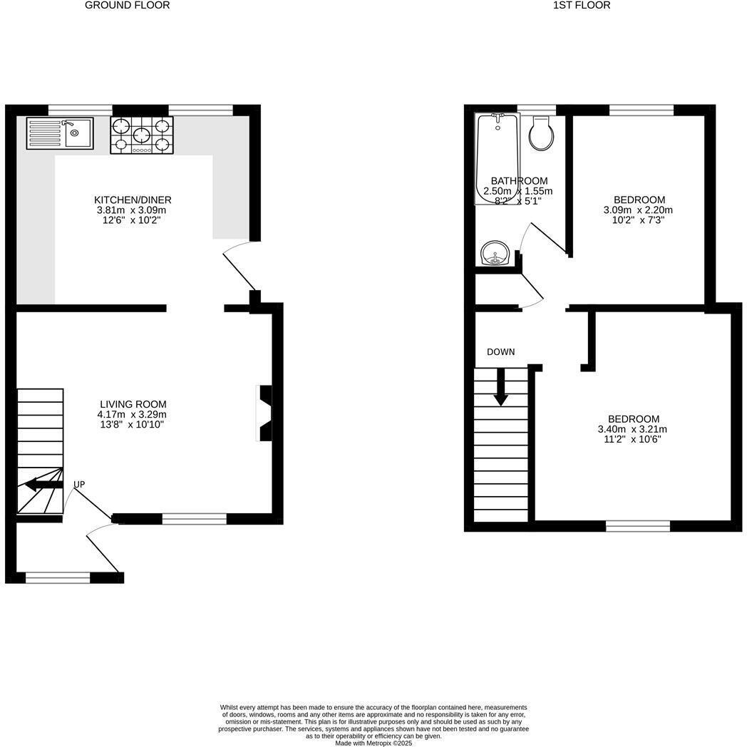 Praze, Stone Fronted Cottage floorplan