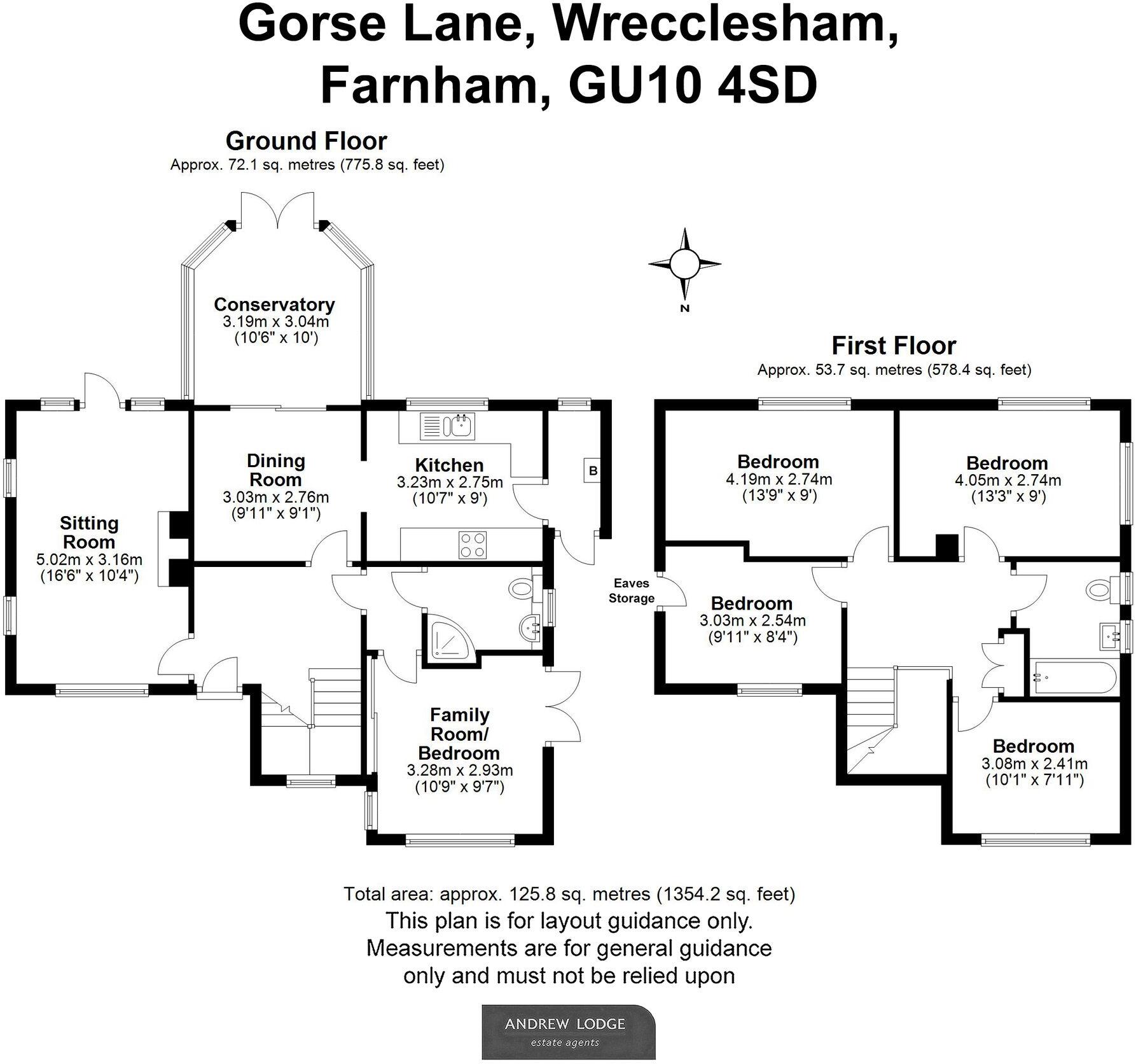 Gorse Lane, Wrecclesham, GU10 floorplan