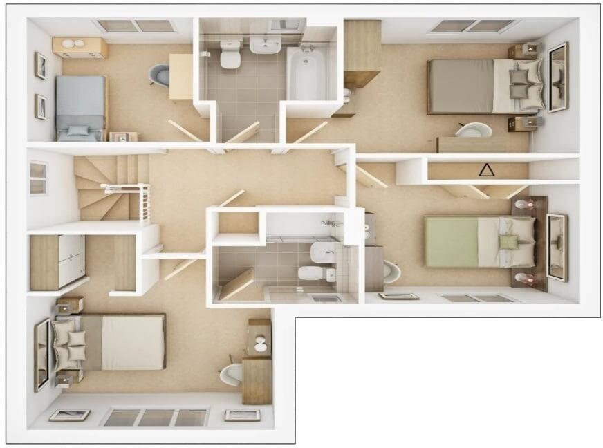 Llys Penfro, Newton, Porthcawl, CF36 5NQ floorplan