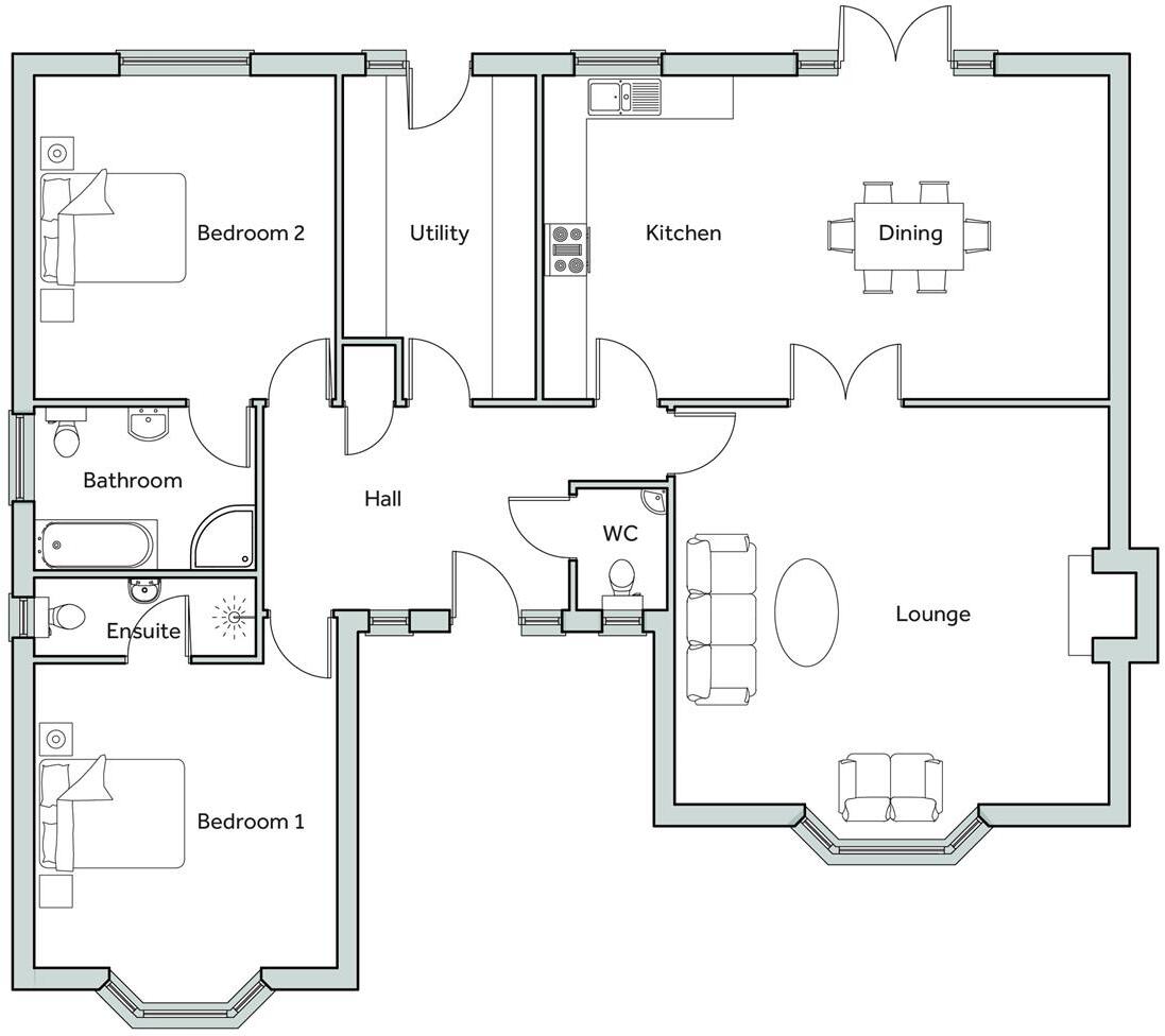 No. 5 Charwood Mews, Stoney Hills floorplan