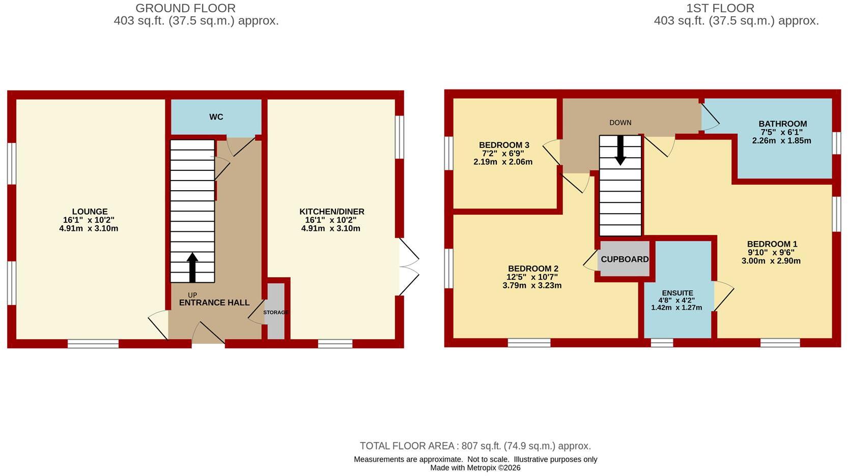 Tinmans Green, Redbrook floorplan