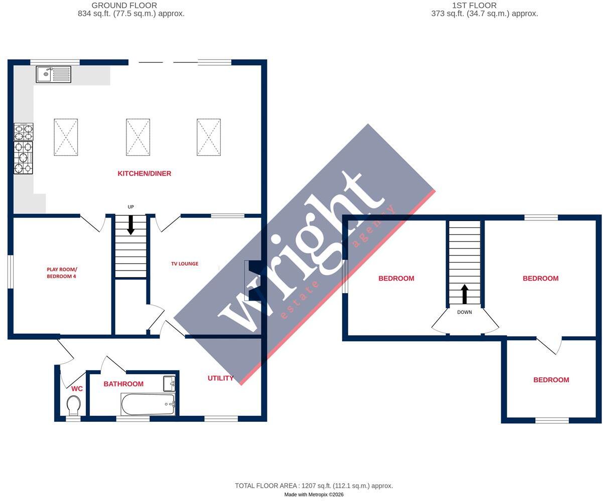 Church Road, Wootton floorplan