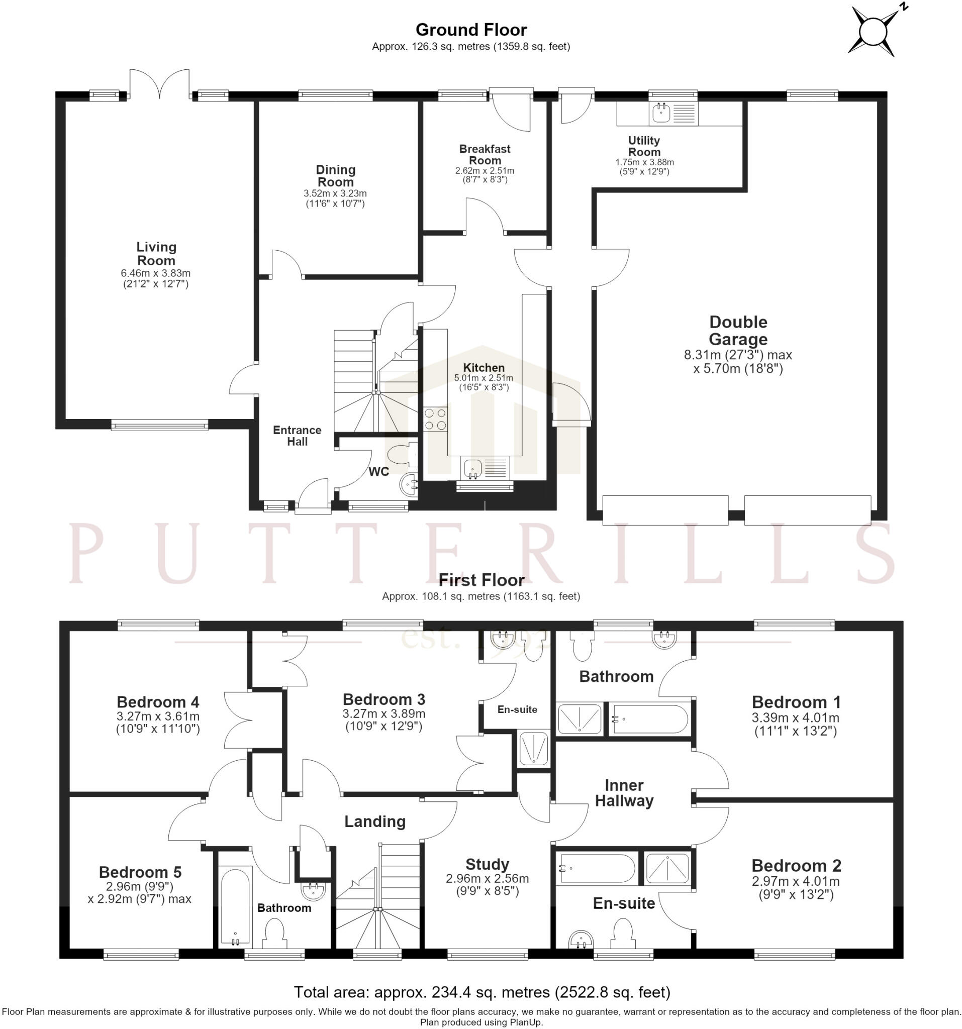 Woodfield Road, Stevenage, Hertfordshire, SG1 floorplan