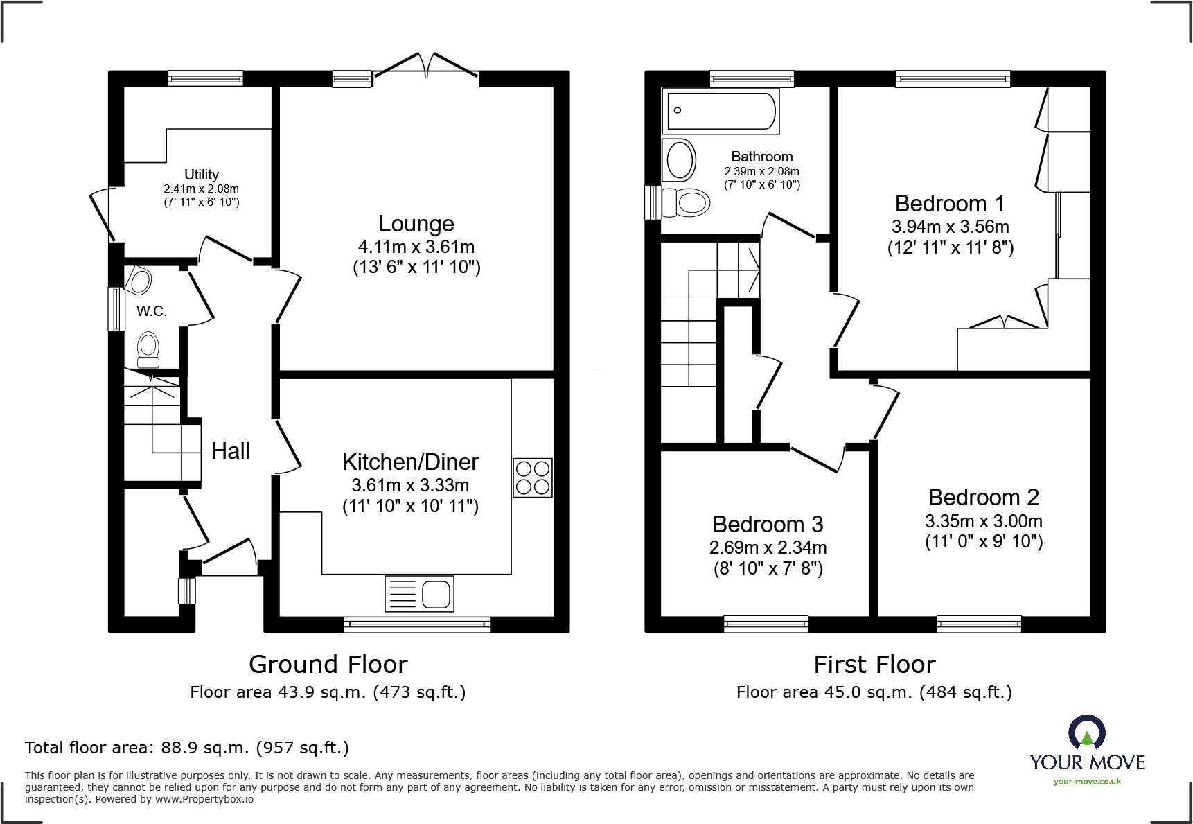 Tailby Avenue, Leicester, Leicestershire, LE5 floorplan