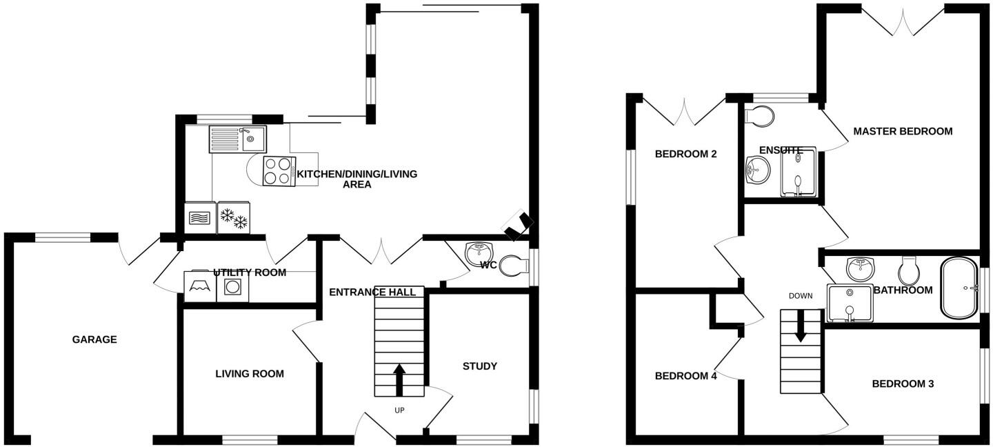 Knott Hall Gardens, Helpringham, Sleaford floorplan