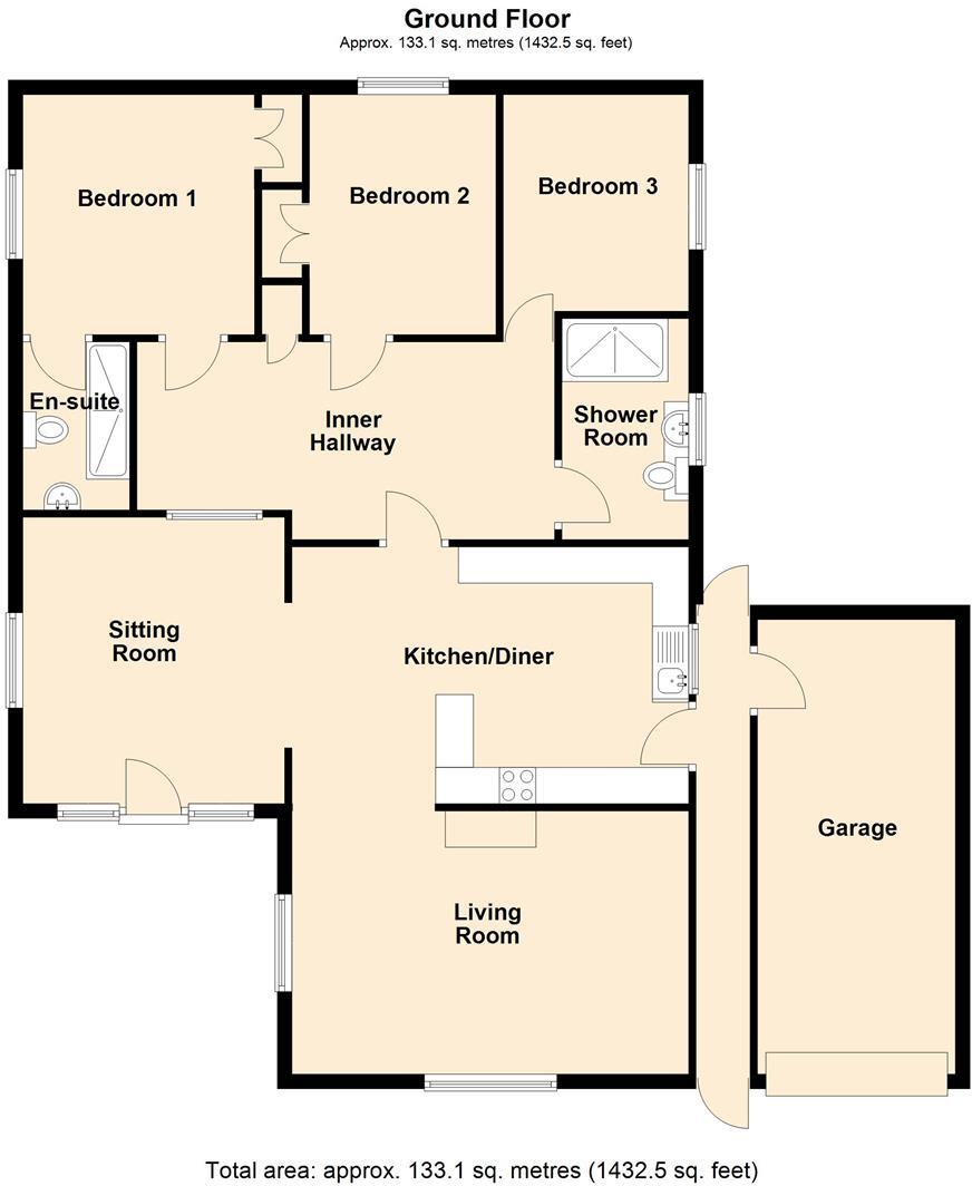 Eastfield Lane, Grimoldby, LN11 floorplan