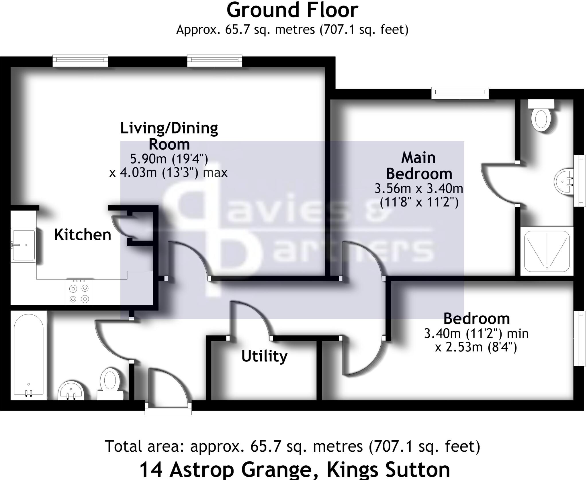 Astrop Grange, Kings Sutton floorplan