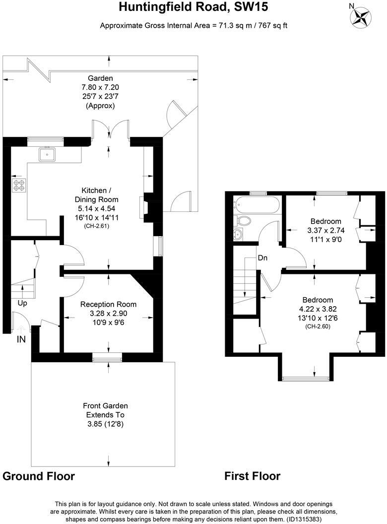 Huntingfield Road, London floorplan
