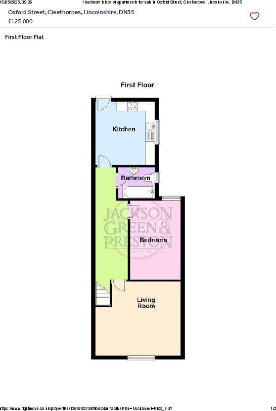 Oxford Street, Cleethorpes, Lincoln, Lincolnshire, DN35 8RE floorplan
