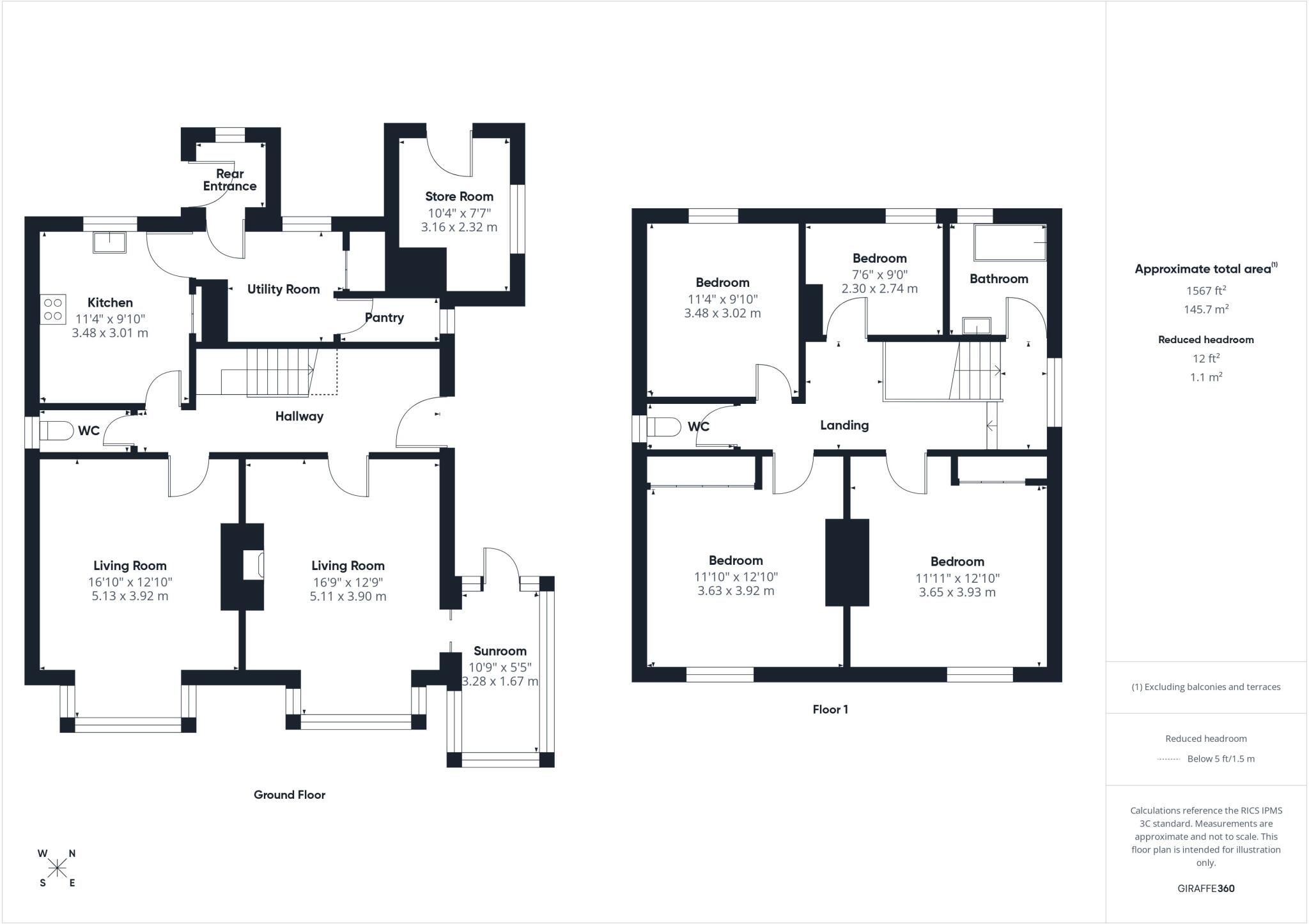 West Road, Bransgore, Christchurch, Dorset, BH23 floorplan