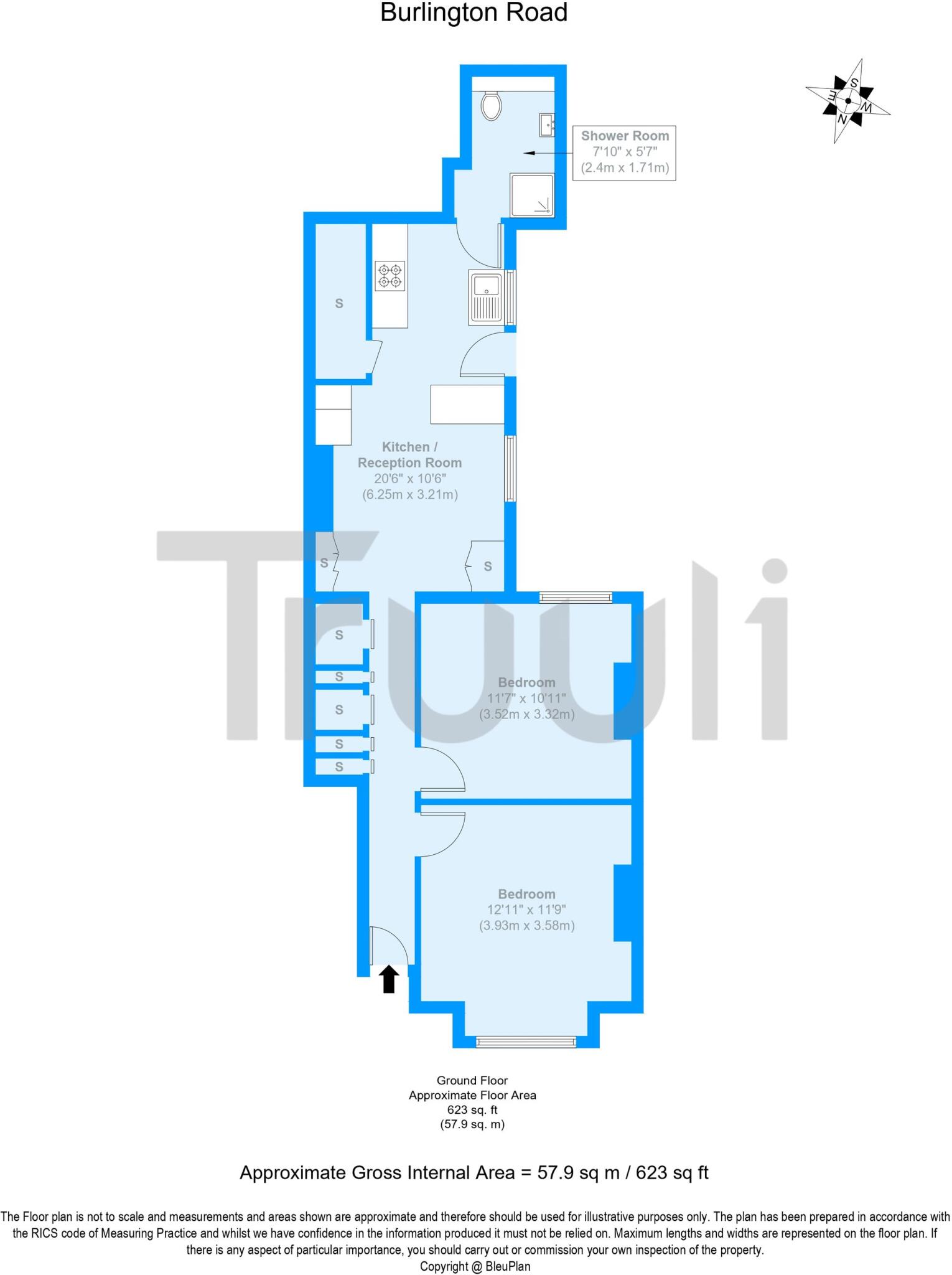 Burlington Road, Thornton Heath, CR7 floorplan