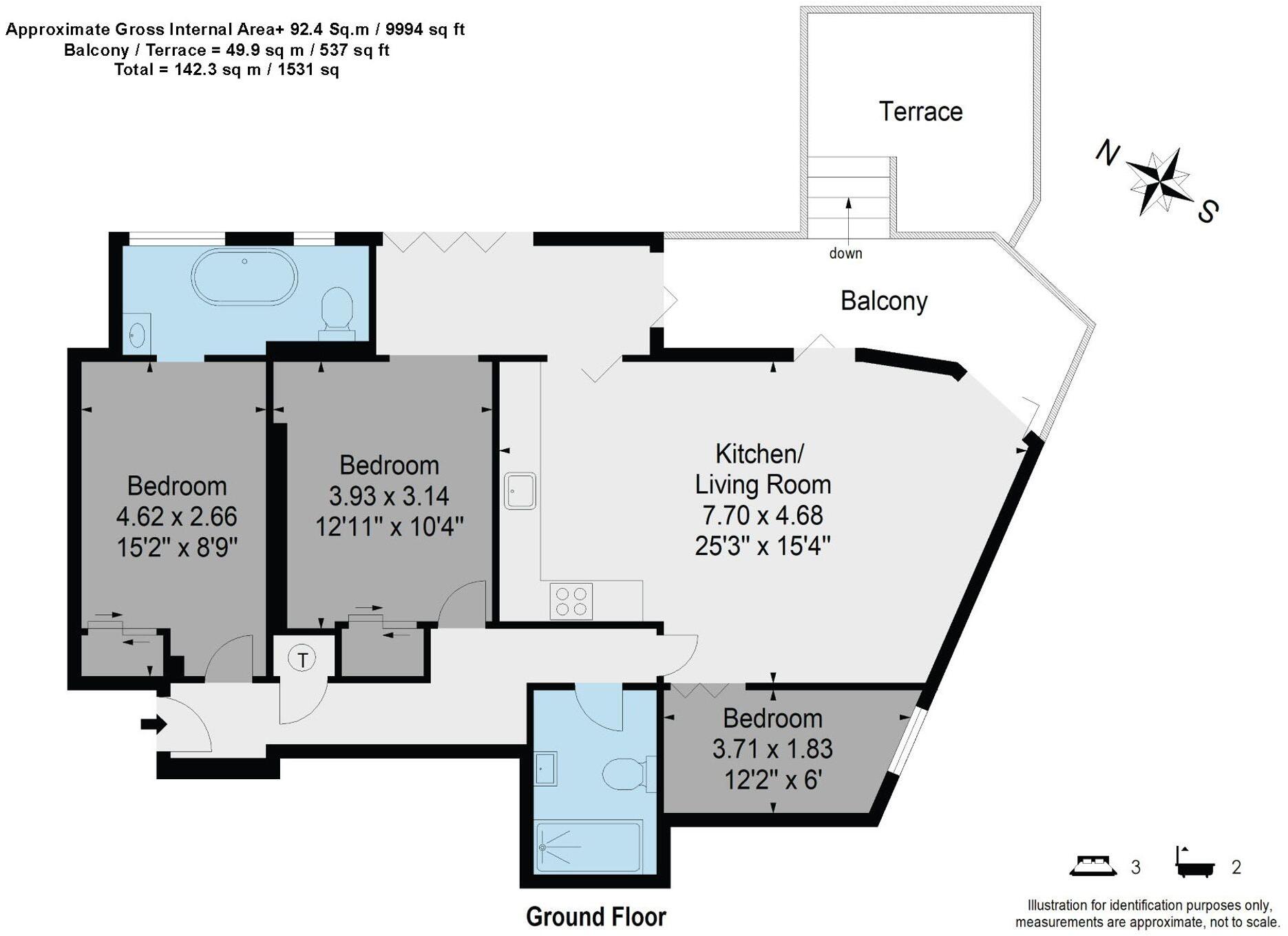 Fore Street, Salcombe floorplan