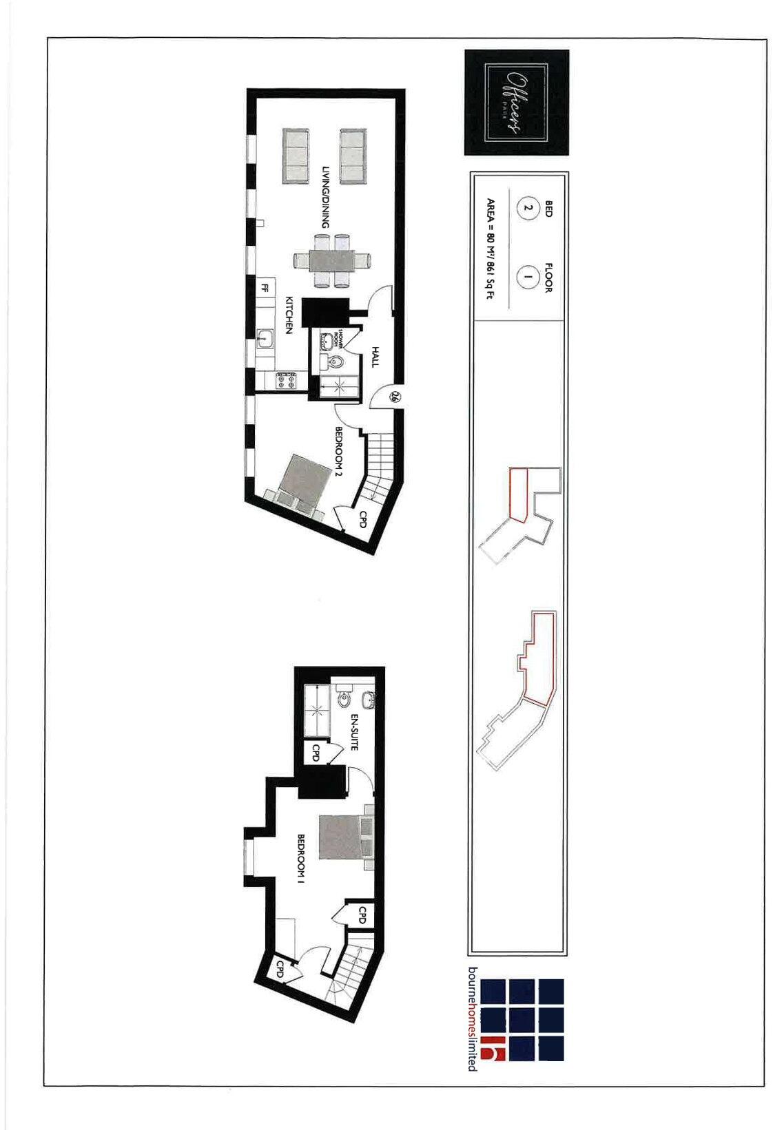 Brunswick Road, Deepcut, Camberley, Surrey, GU16 floorplan