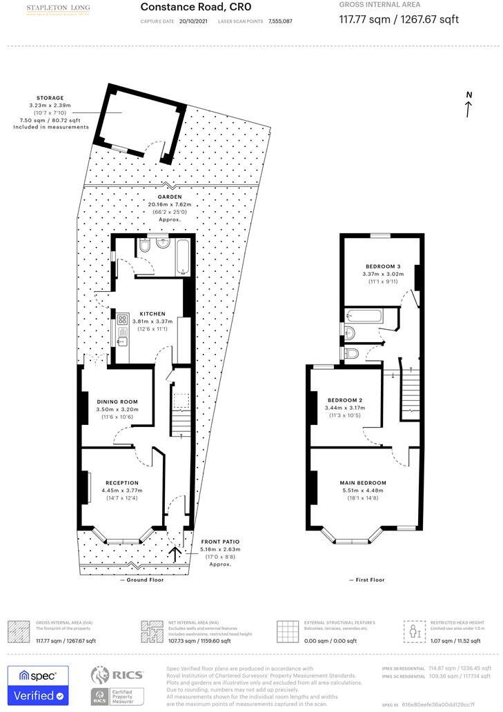 Constance Road, Croydon floorplan