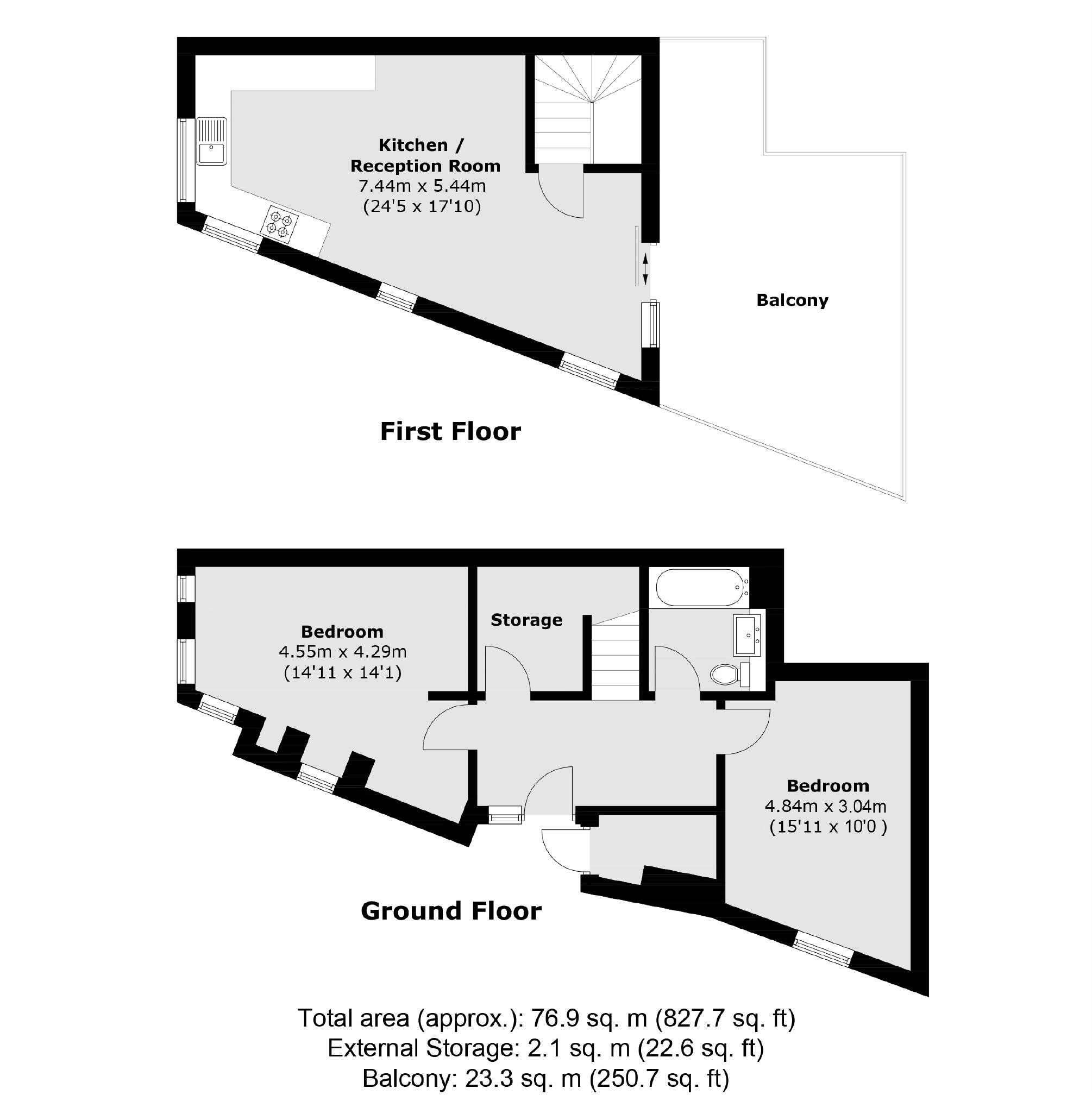 Ackroyd Road, Honor Oak floorplan