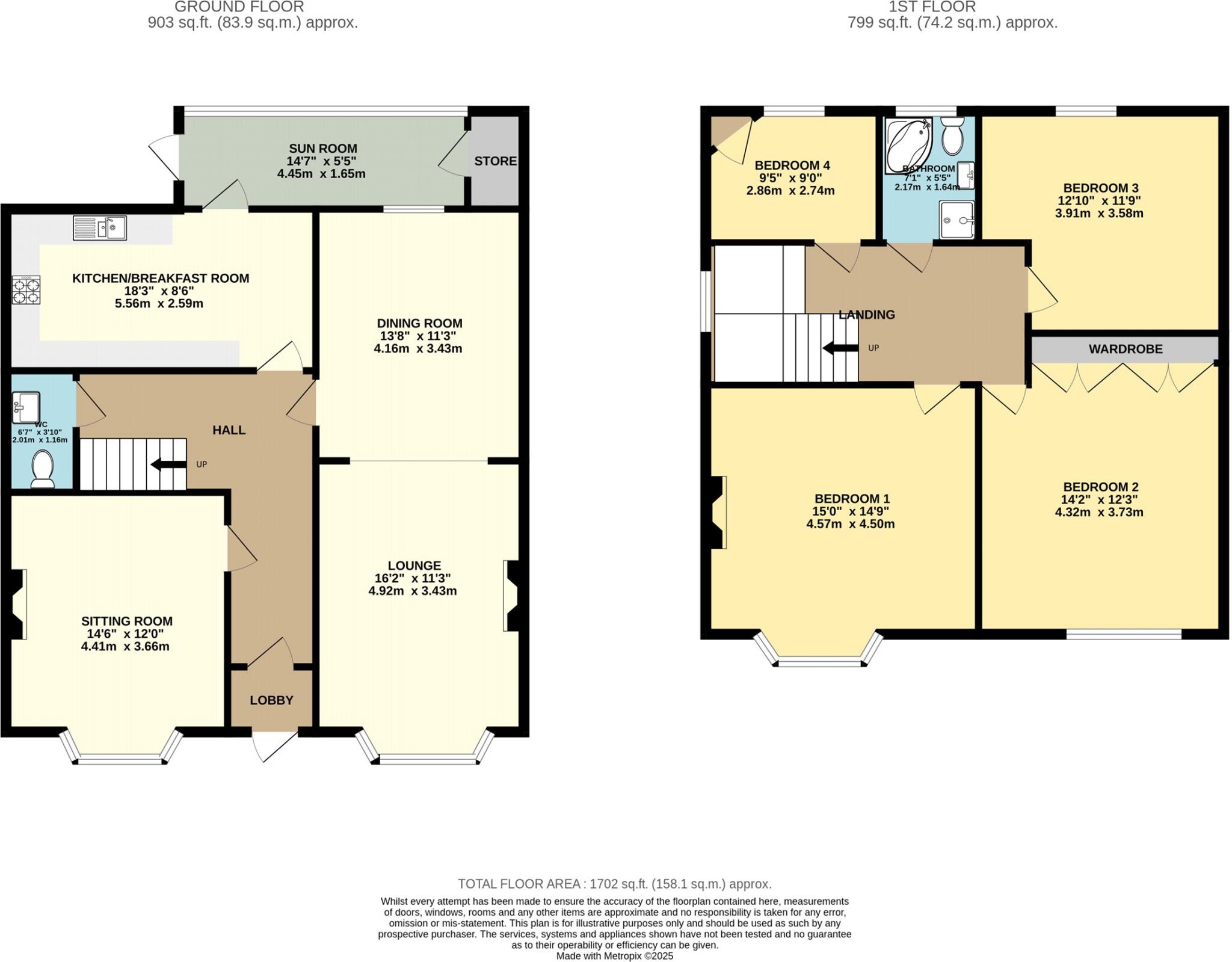 14, Furze Hill Road, Ilfracombe, Devon, EX34 floorplan