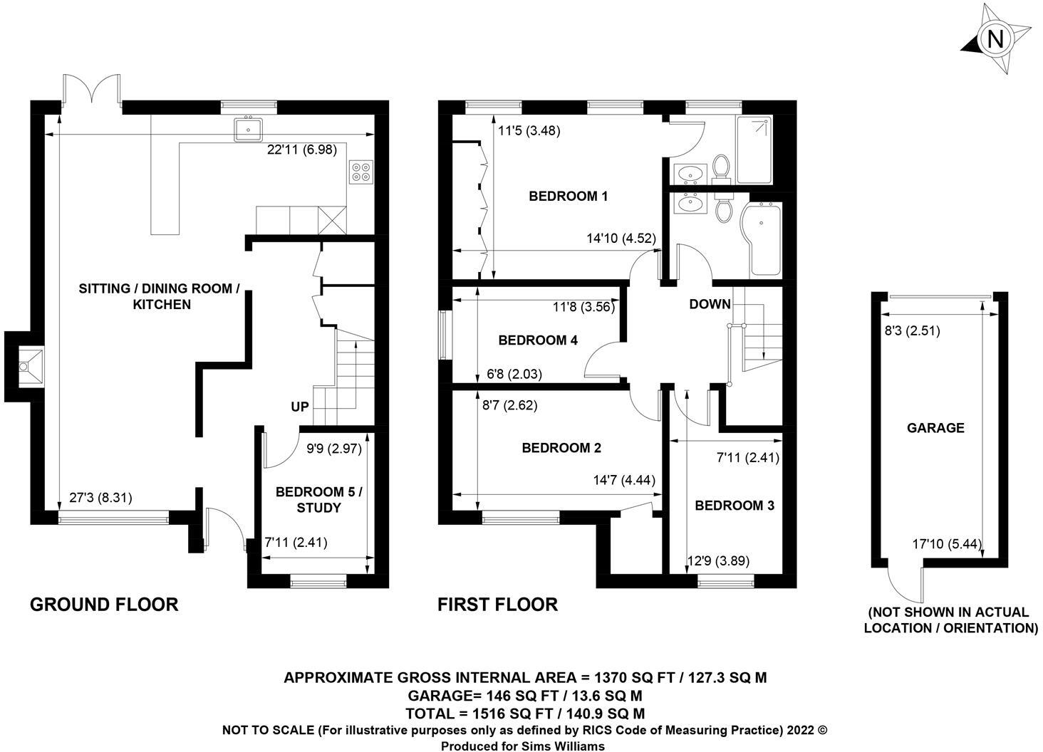 The Meadows, Walberton floorplan