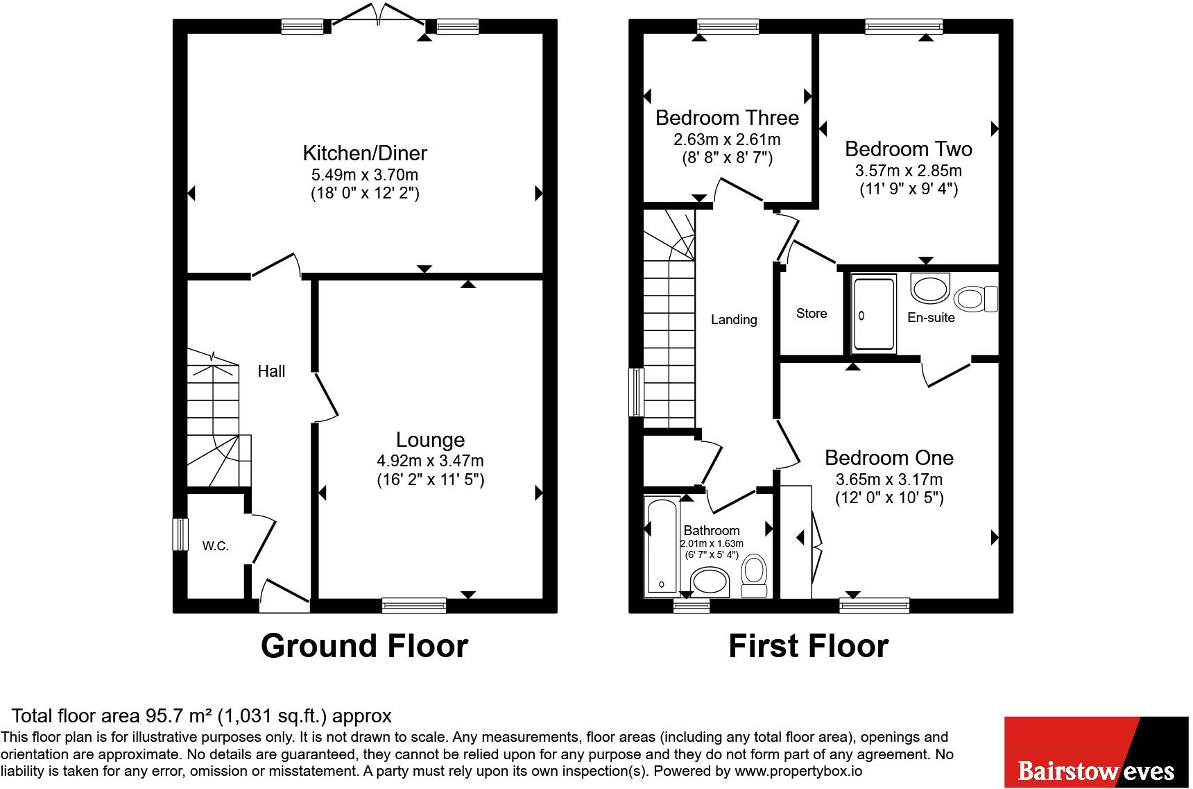 Roman Avenue, NUNEATON, Warwickshire, CV11 floorplan