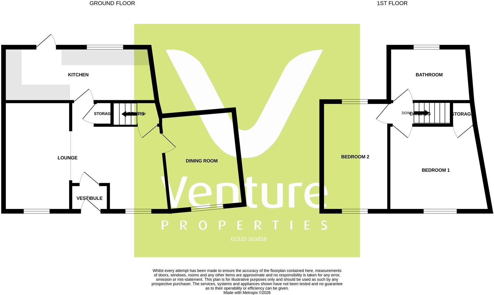 58, Winston Road, Staindrop,Darlington,DL2 3NN floorplan