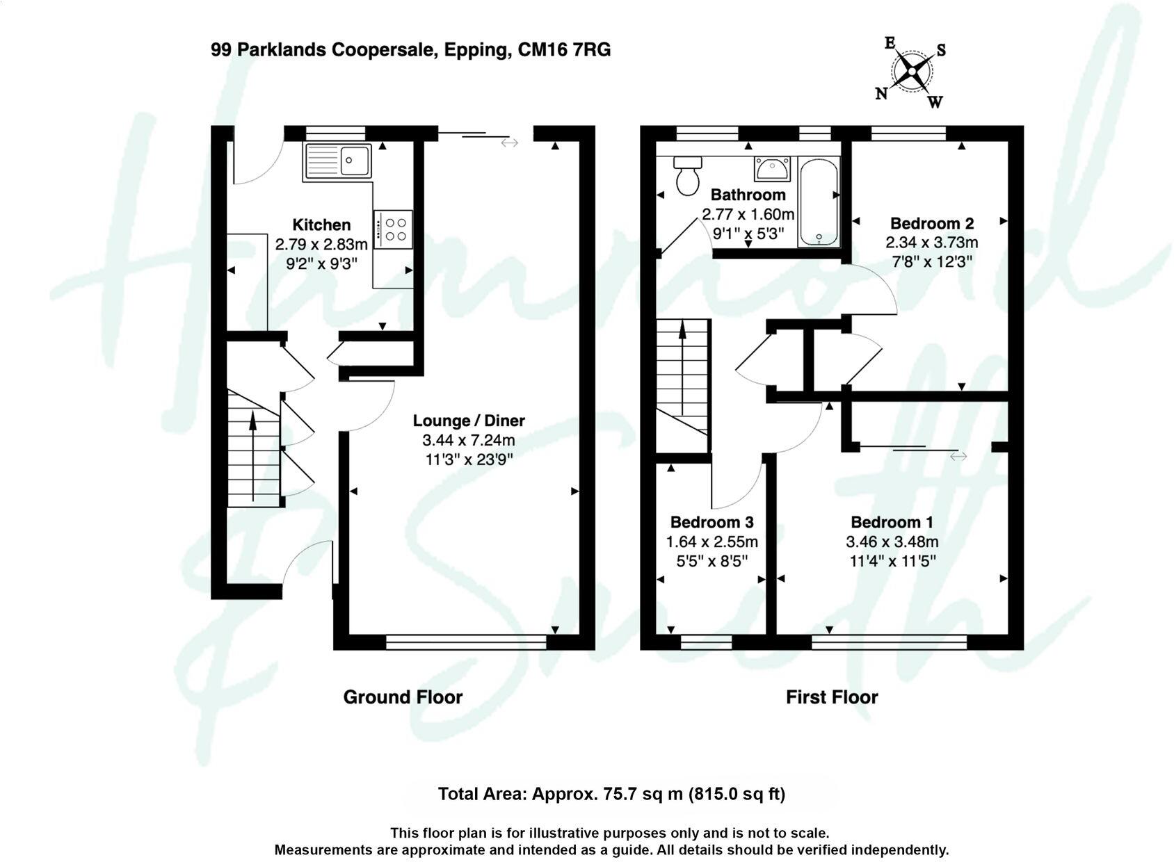 Parklands, Coopersale, CM16 floorplan