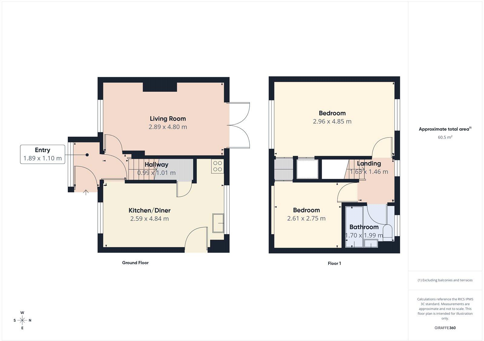 St. Peters Rise, Bristol, BS13 floorplan