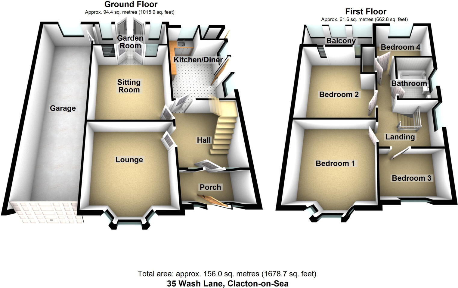 Wash Lane, Clacton on Sea, CO15 floorplan