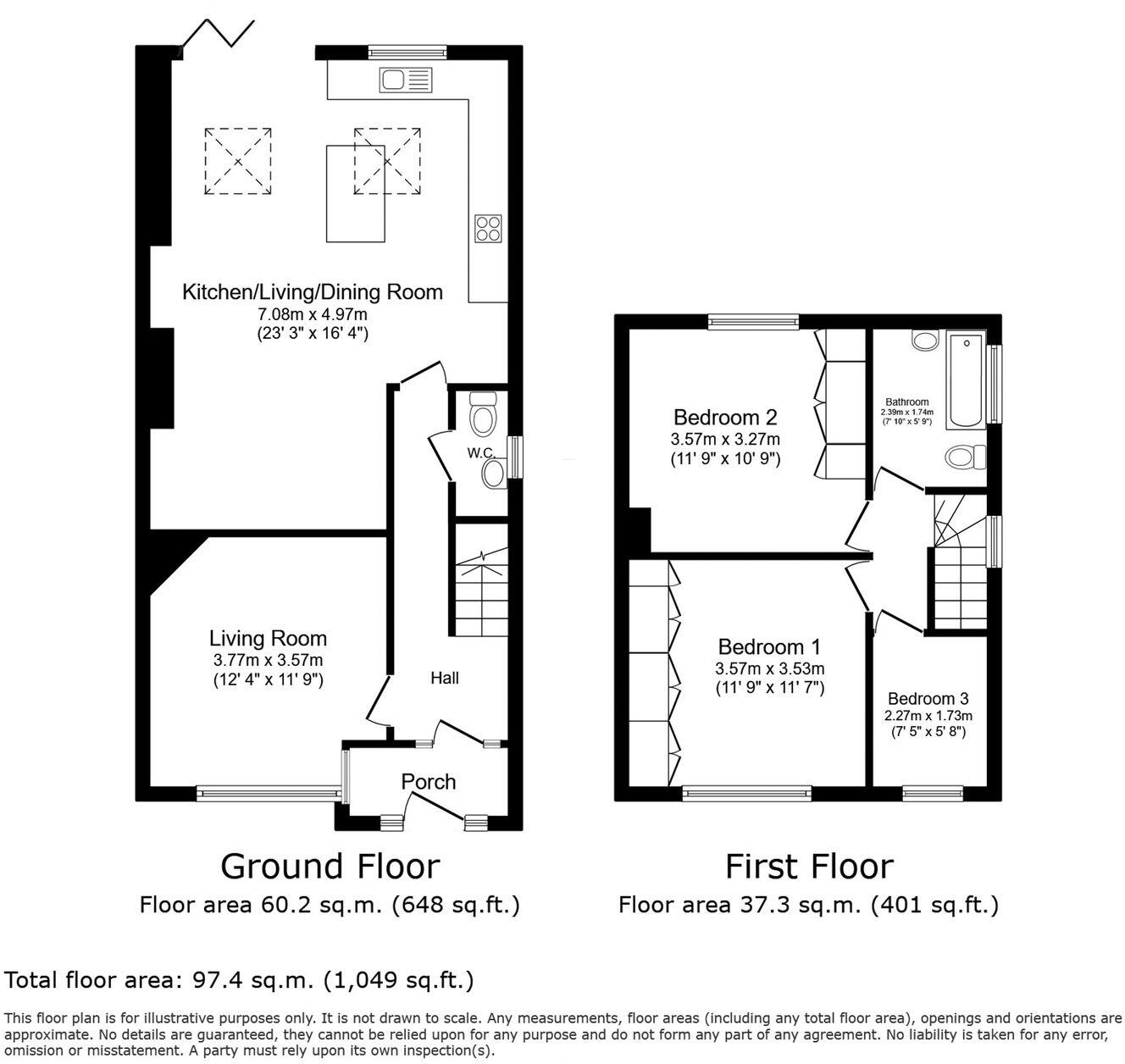 Talbot Crescent, Leeds, LS8 floorplan
