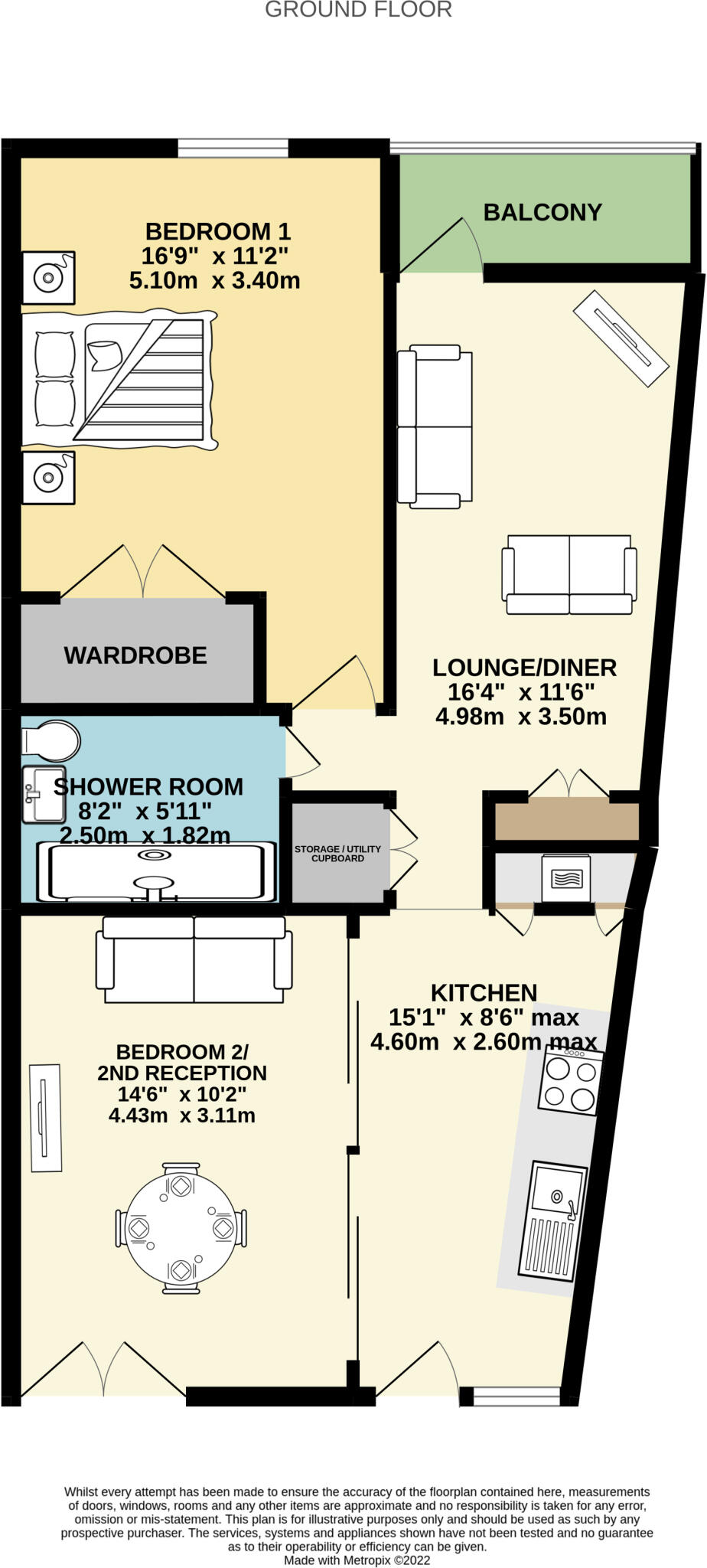 Hortsley, Sutton Park Road, Seaford, East Sussex floorplan