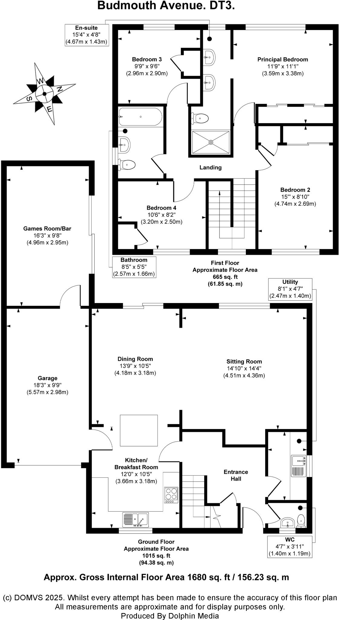 Preston, Weymouth, Dorset floorplan
