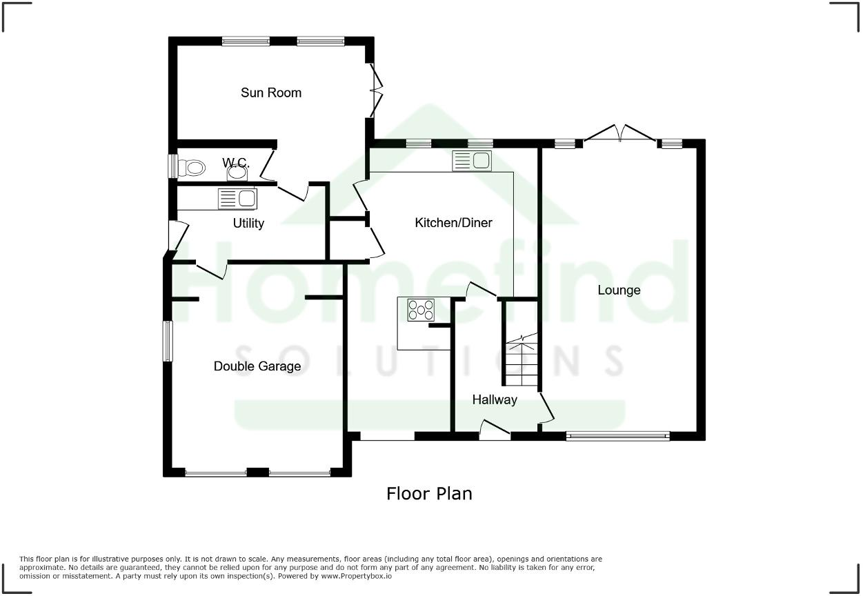 Armstrong close, Weston floorplan
