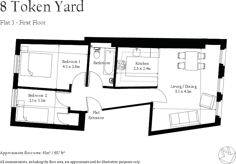 87 Putney High Street, Putney floorplan