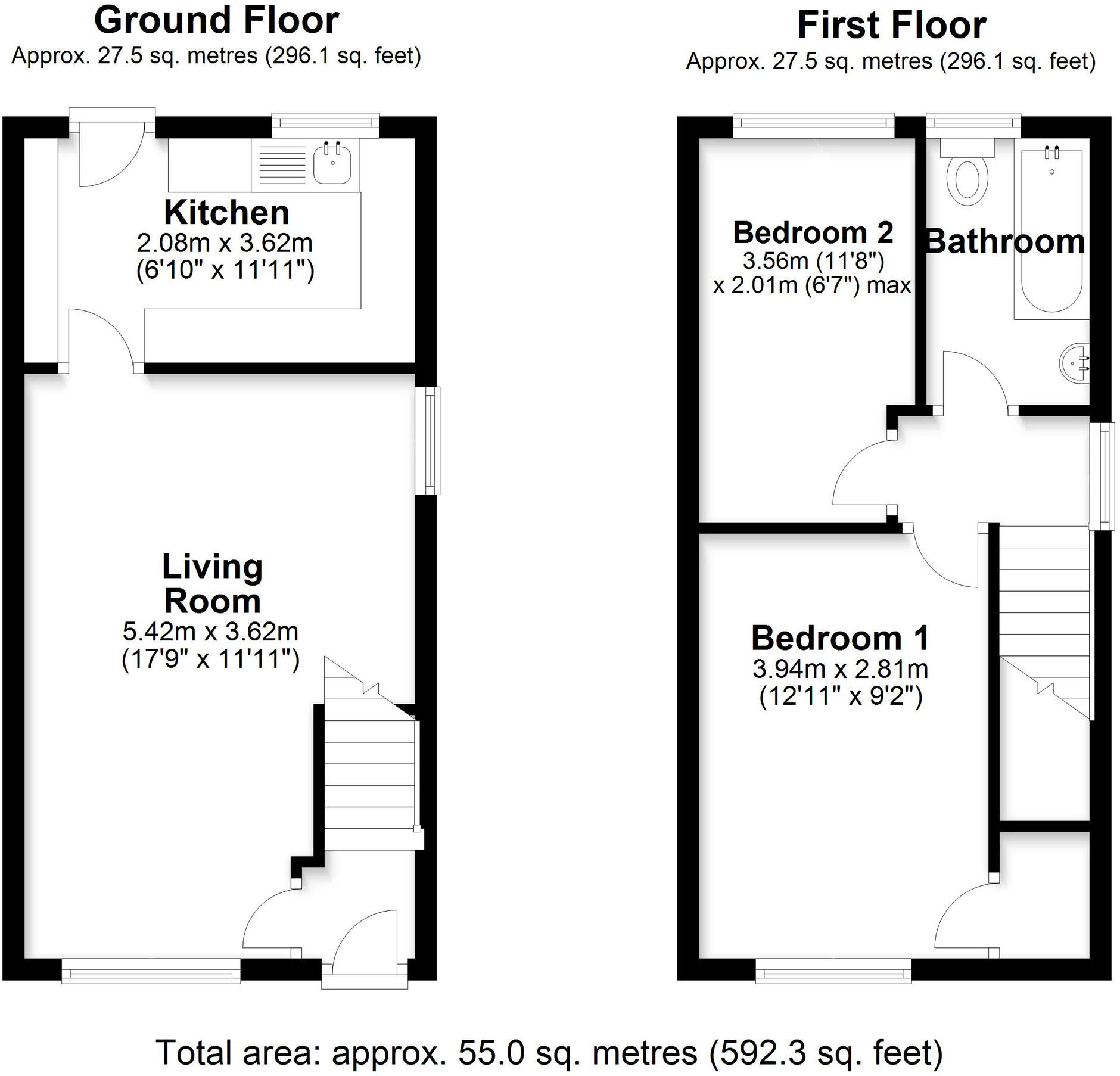 Haston Close, Hereford, Herefordshire floorplan
