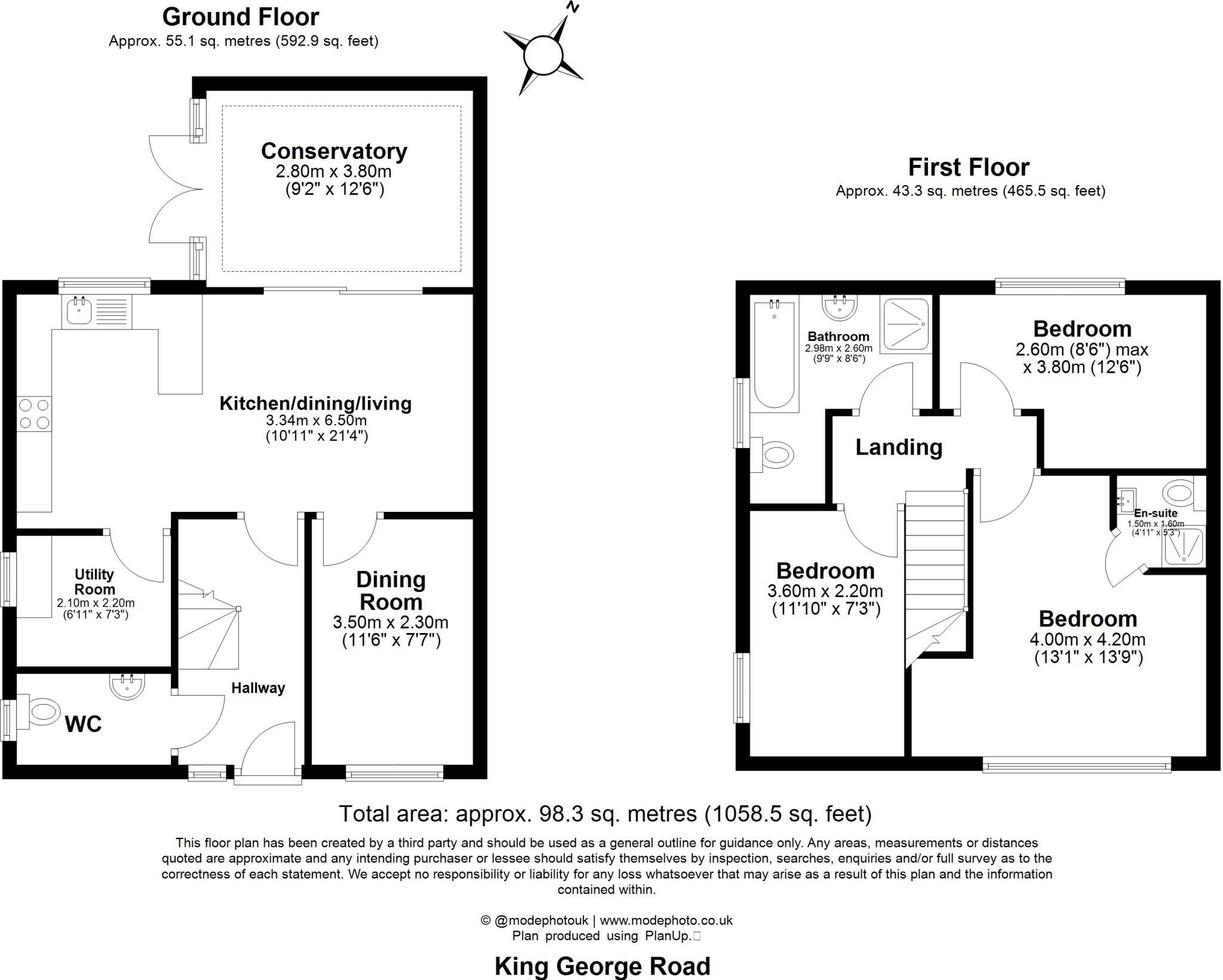 King George Road, Waltham Abbey floorplan