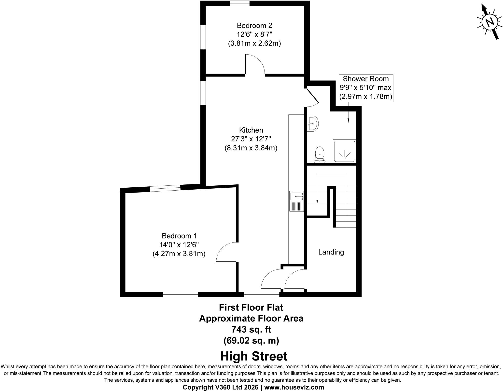 High Street, SO31 floorplan