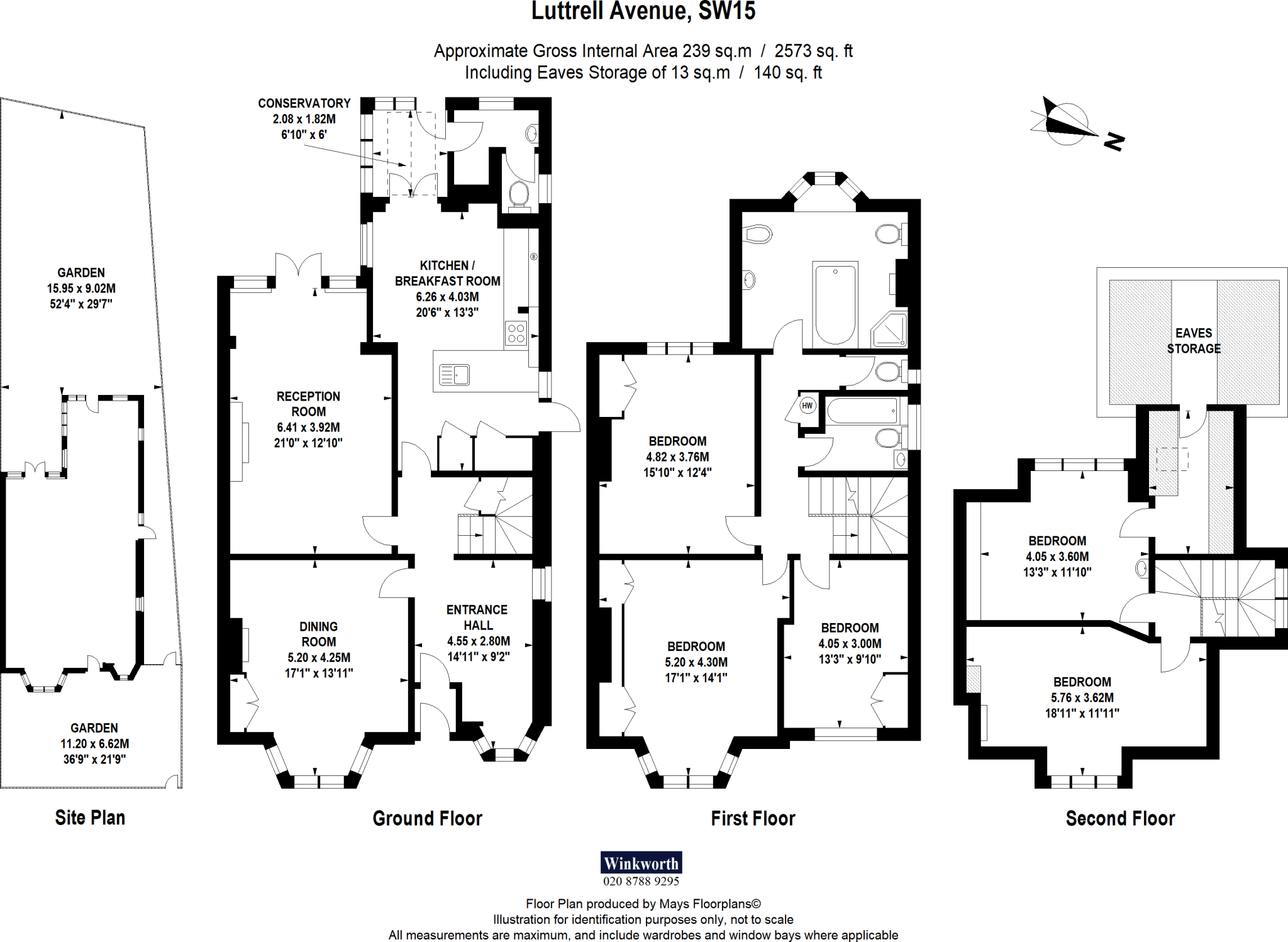Luttrell Avenue, London, SW15 floorplan