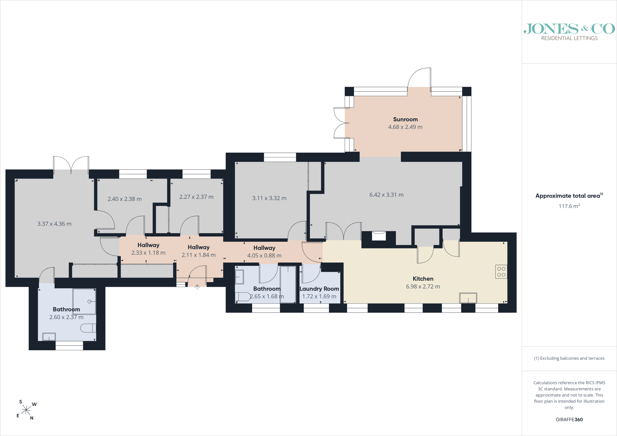Yew Tree Road - Whole floorplan