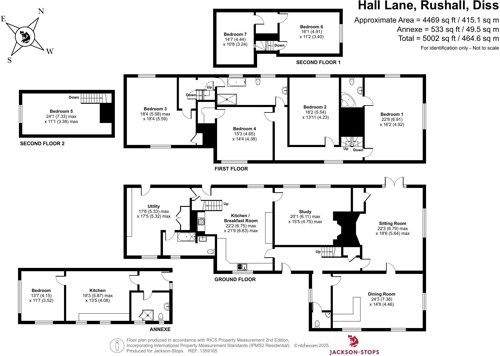 Hall Lane, Rushall, Diss, Norfolk, IP21 floorplan