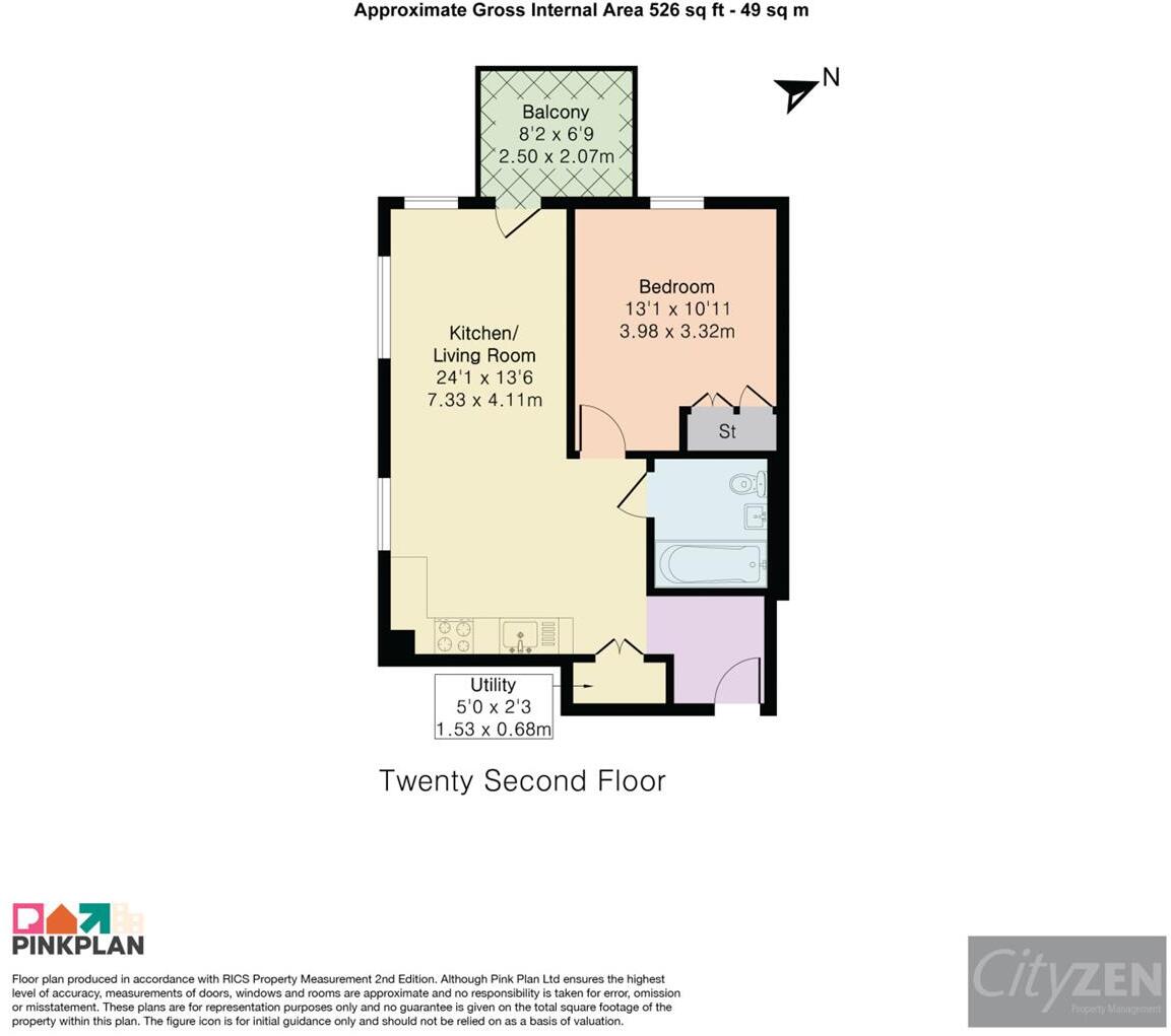 Fulton Road, Wembley floorplan
