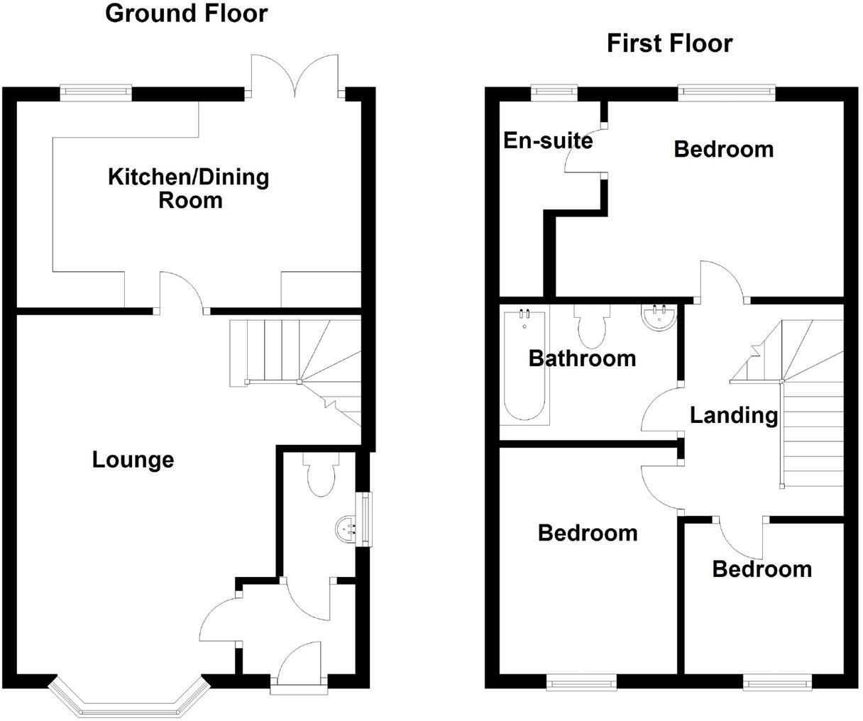 Fern Rise, Elland floorplan