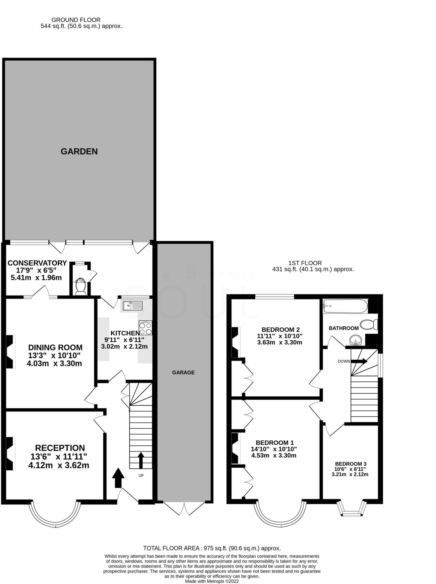 Esher Road, East Molesey floorplan