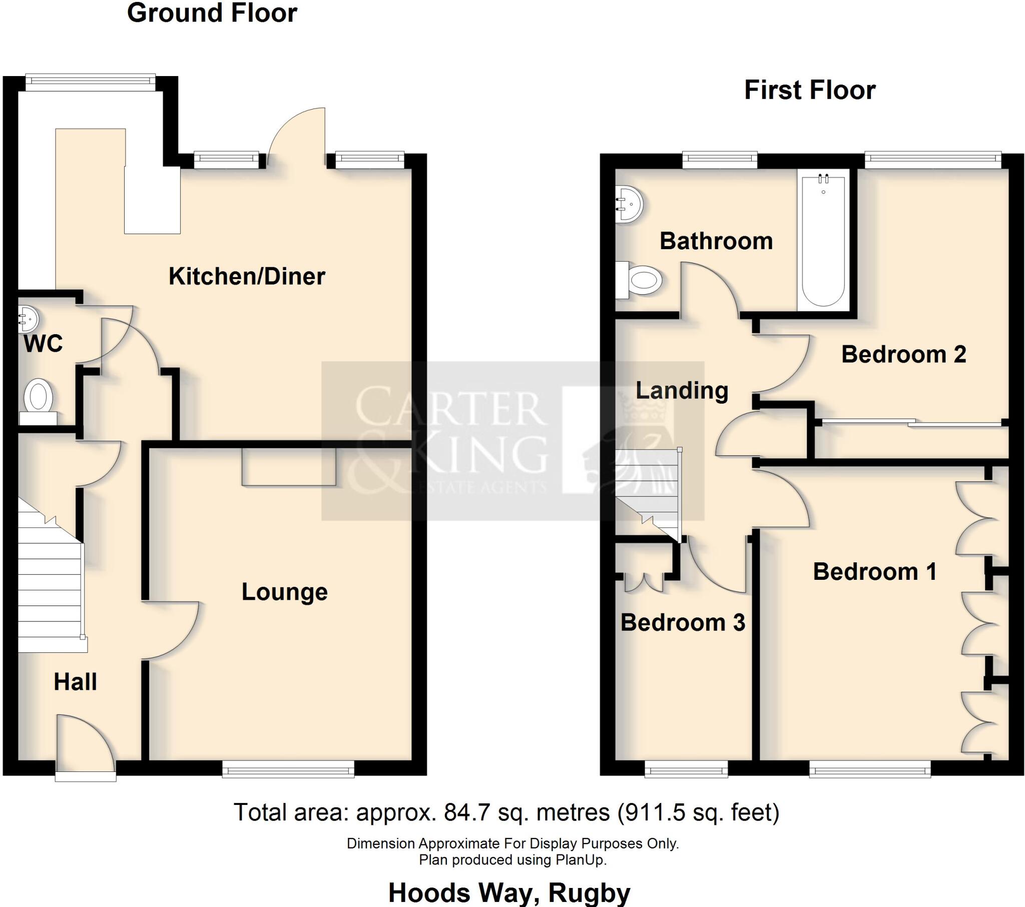 Hoods Way, Bilton, Rugby floorplan