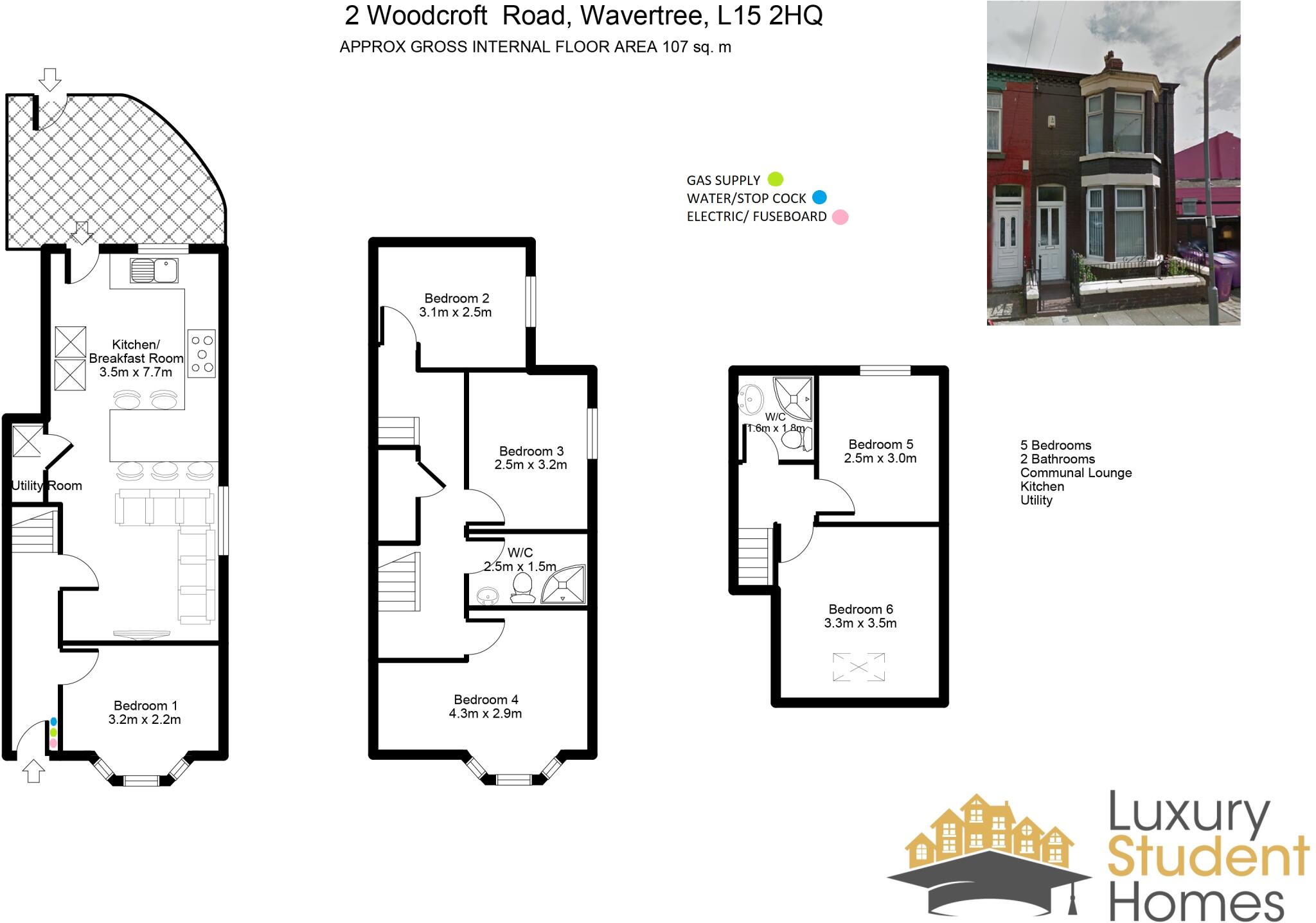 Woodcroft Road, Liverpool floorplan