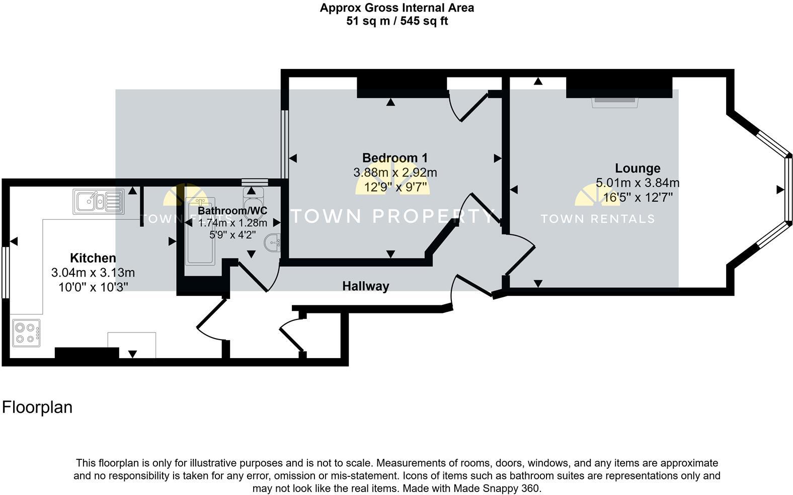 Ceylon Place, Eastbourne floorplan