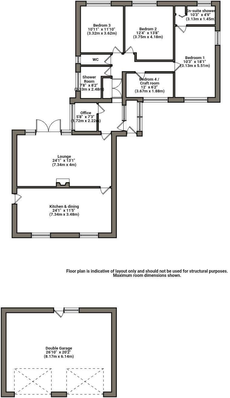 Croft Lane, Wainfleet All Saints, Wainfleet, PE24 4PA floorplan