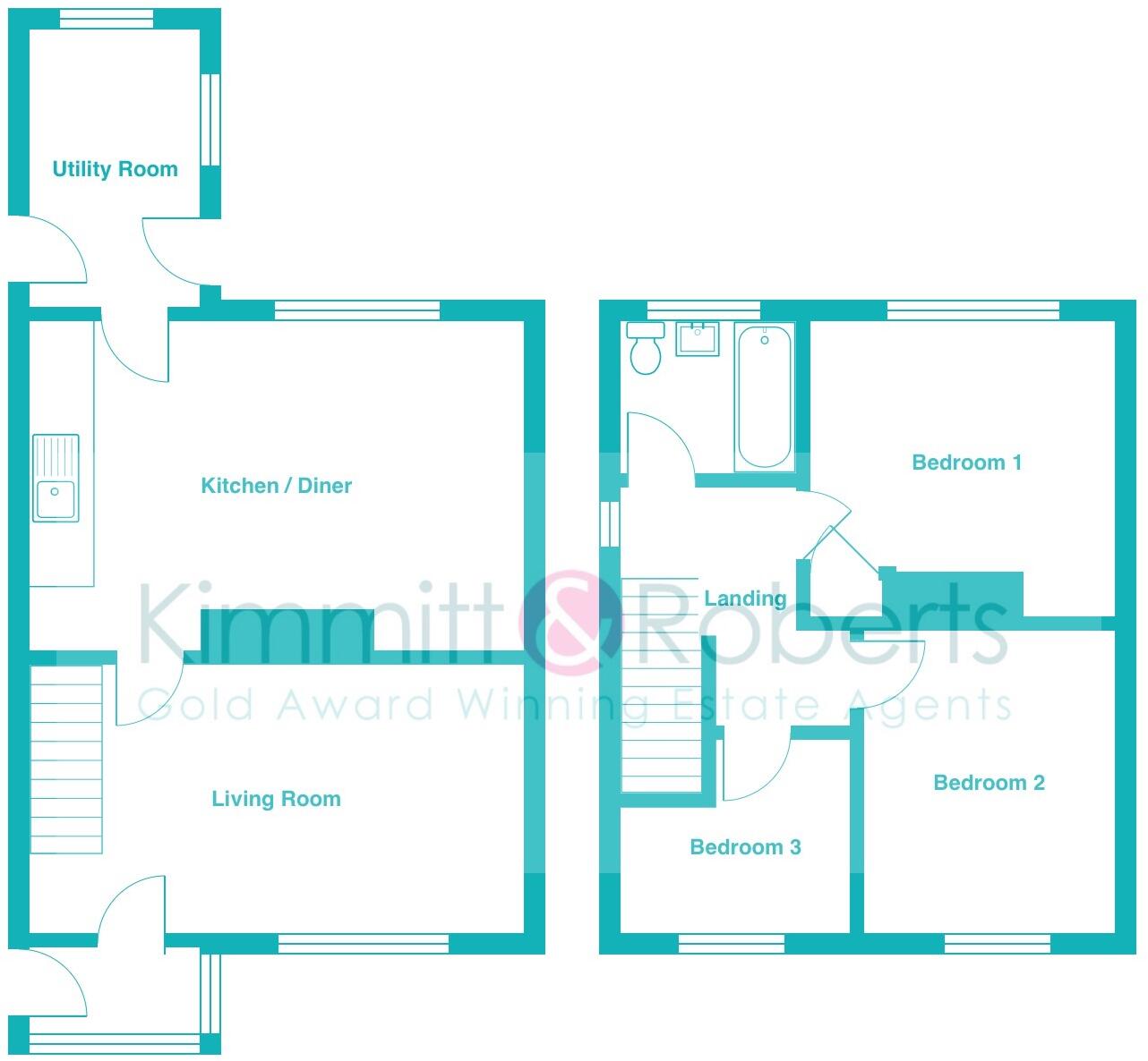 Quin Square, South Hetton, Durham, DH6 2TN floorplan