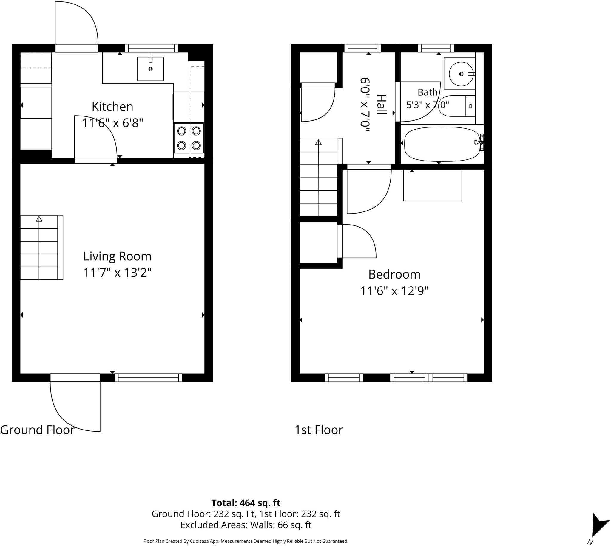 Kinross Drive, Bletchley floorplan