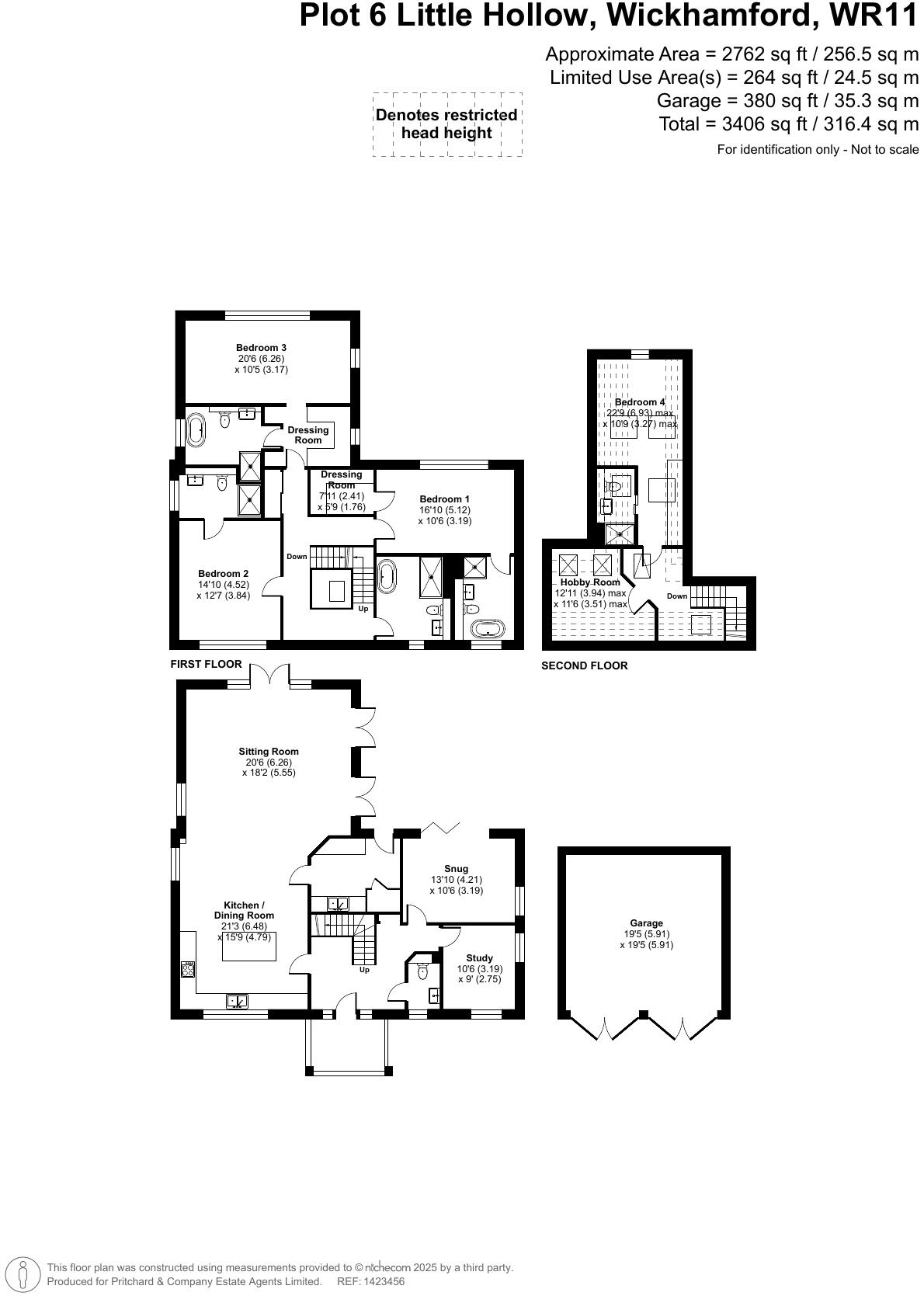 Little Hollow, Wickhamford, Worcestershire, WR11 floorplan