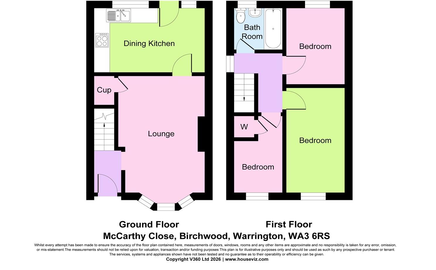 McCarthy Close,Birchwood, Warrington, WA3 6RS floorplan