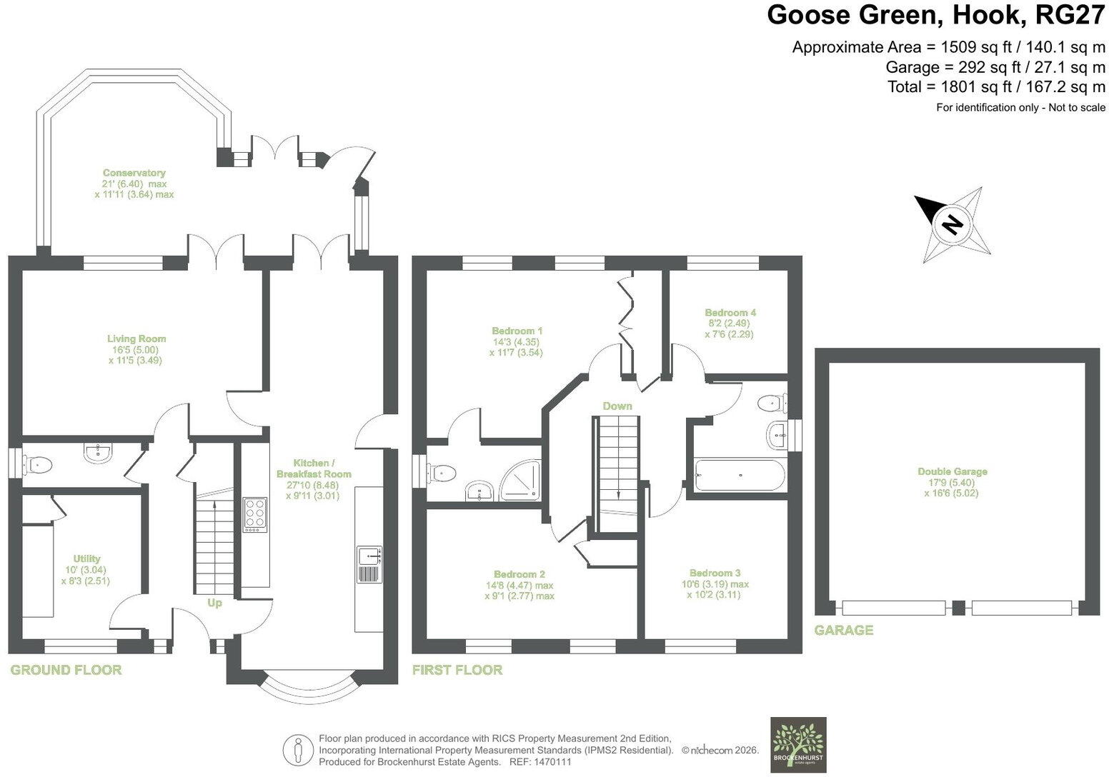 Goose Green, Hook floorplan